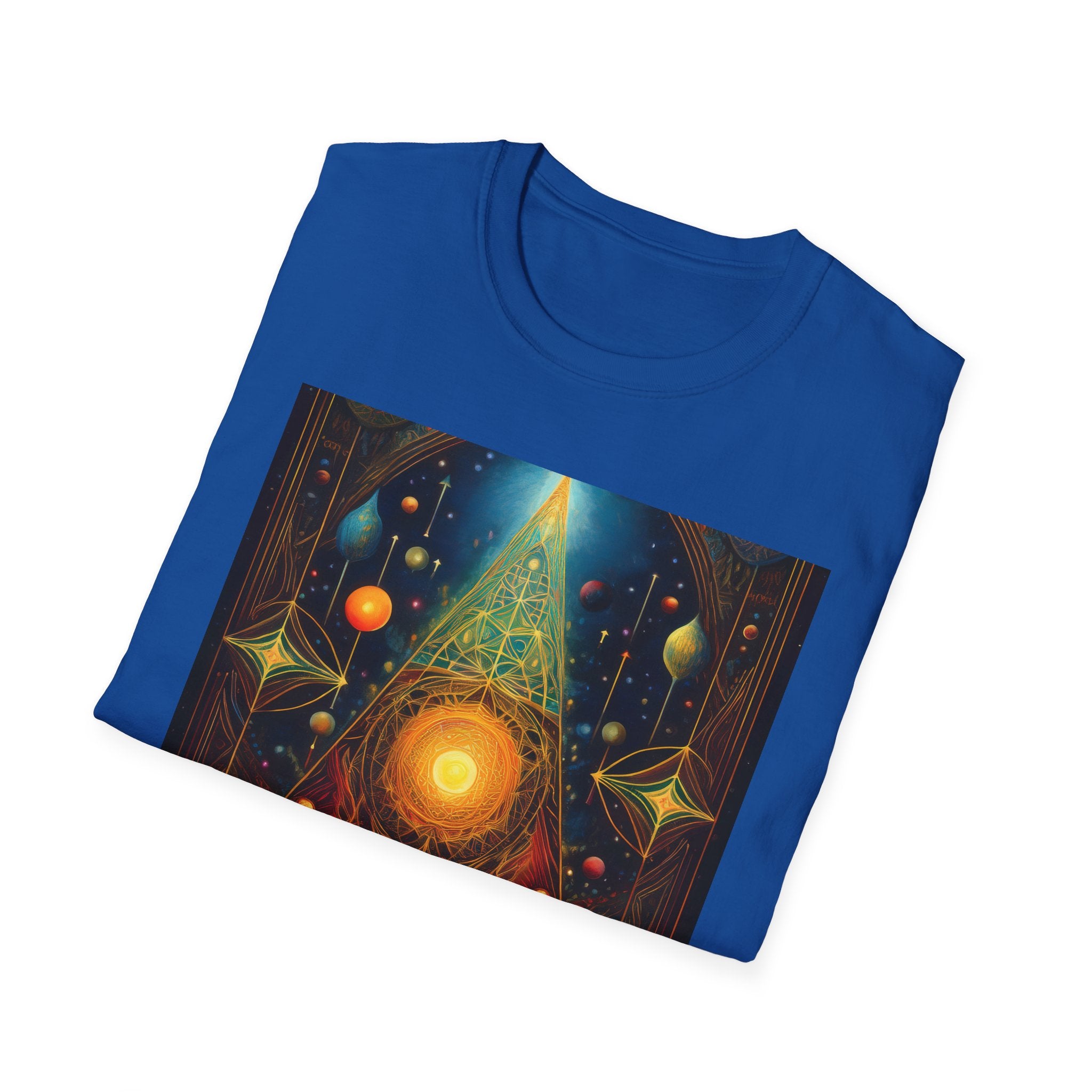 Mystic Sun Pyramid Graphic T-Shirt