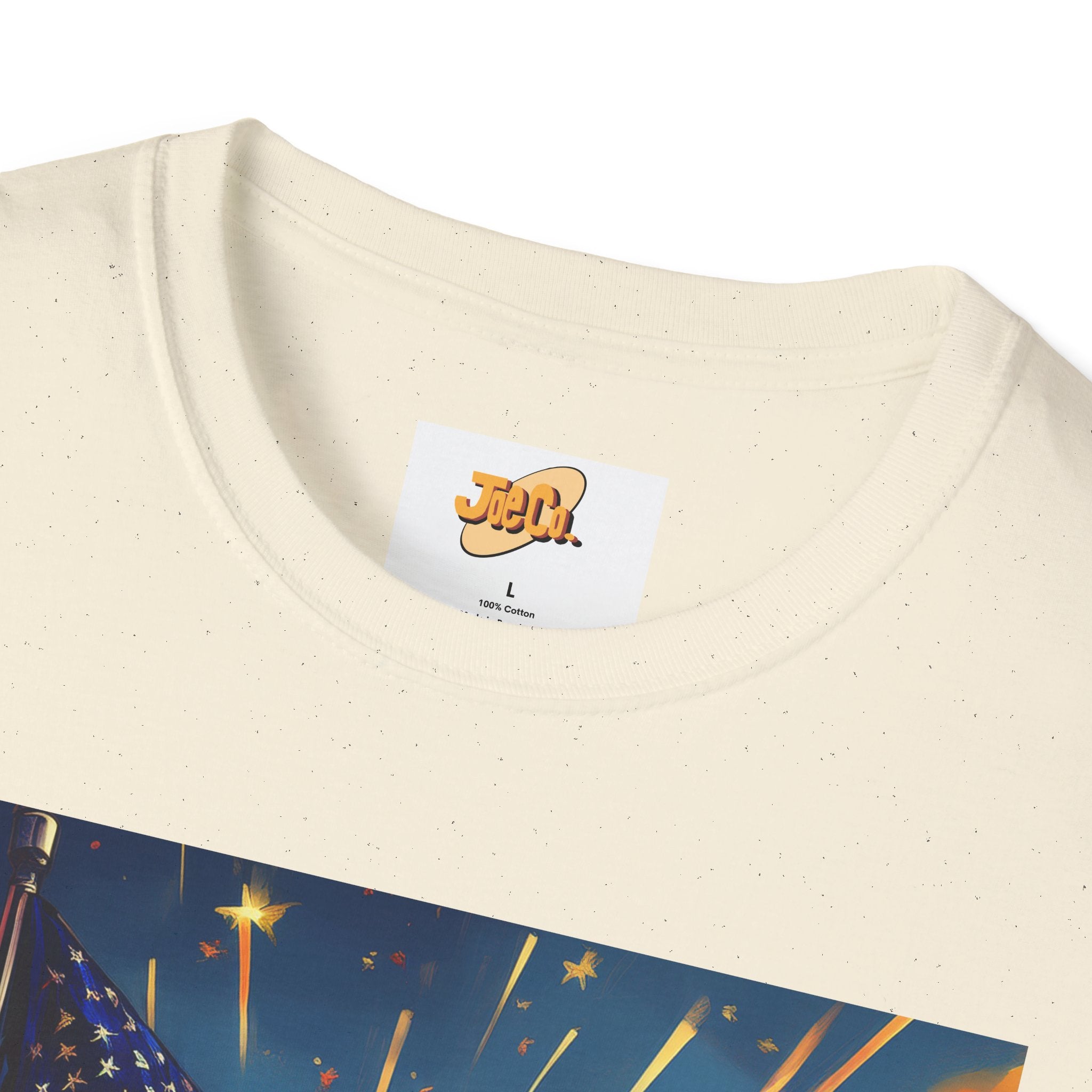 American Flag Sunrise T-Shirt — Patriotic USA Sunset Graphic Tee