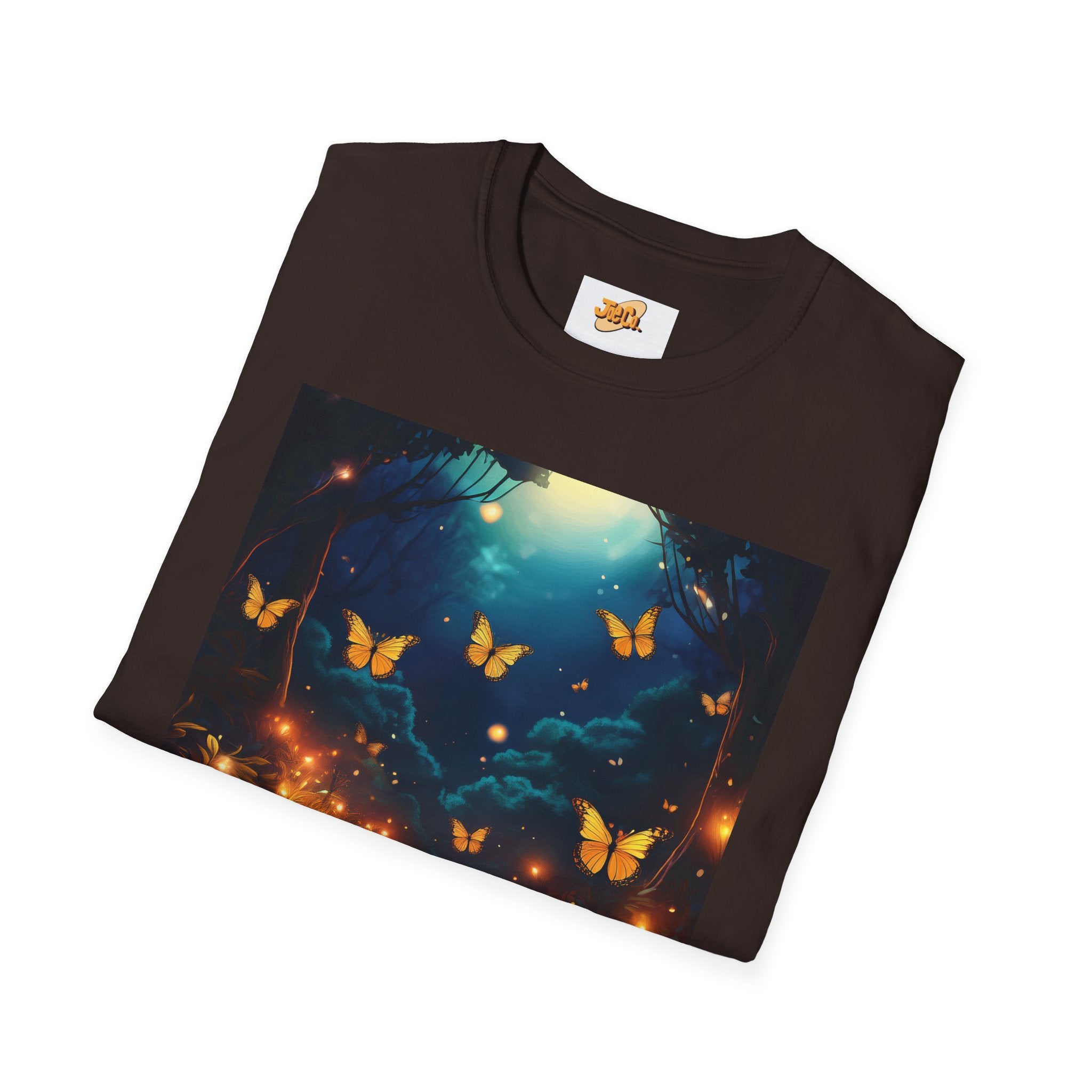 Butterfly Night T-Shirt — Enchanted Forest Glow Tee