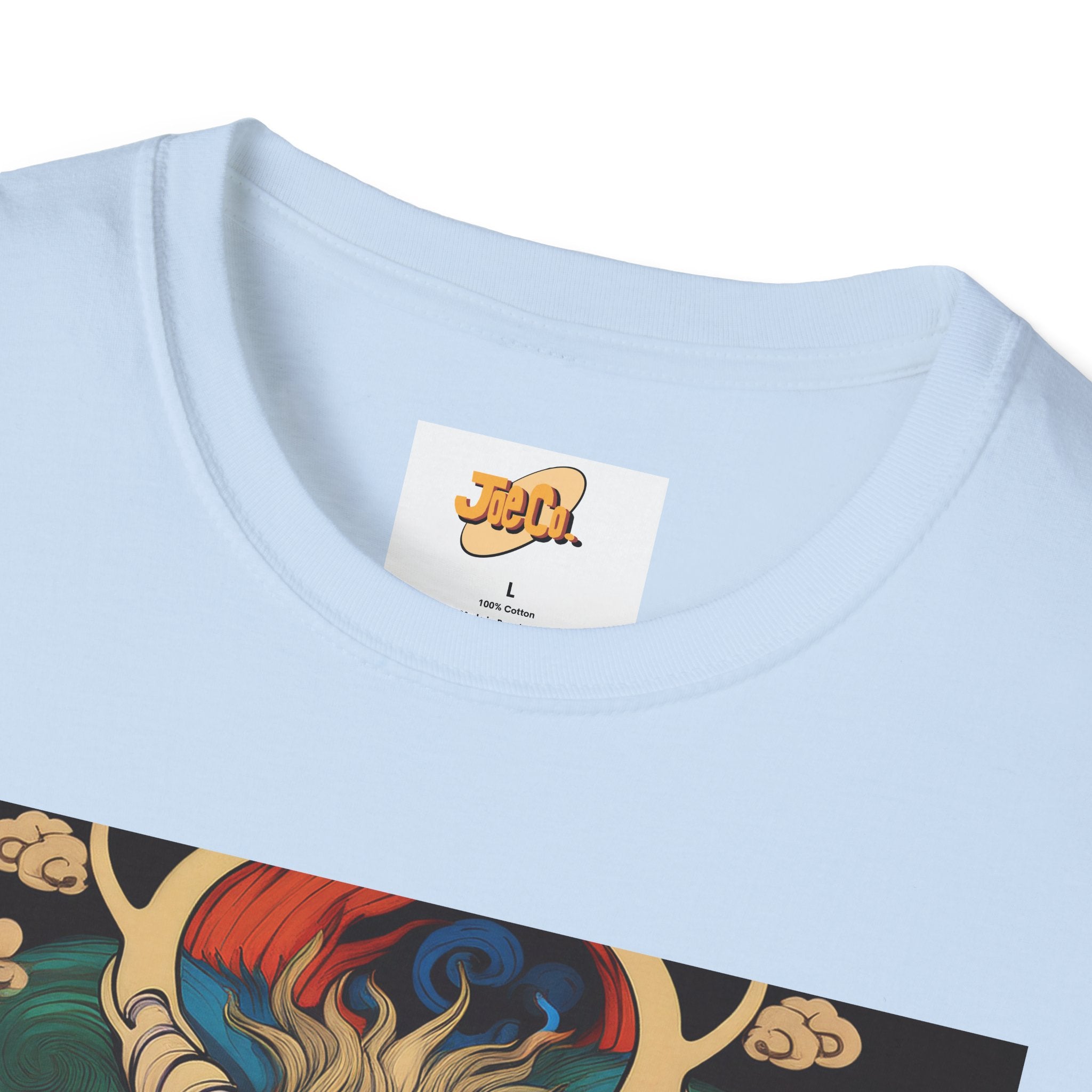 Dragon Koi Fusion T-Shirt — Vibrant Asian Mythical Dragon & Koi Art Tee