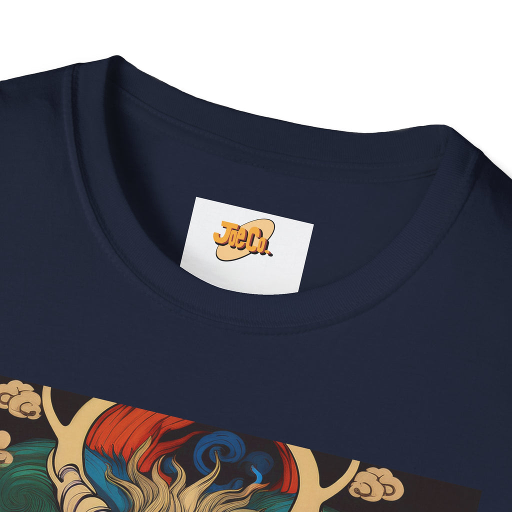Dragon Koi Fusion T-Shirt — Vibrant Asian Mythical Dragon & Koi Art Tee