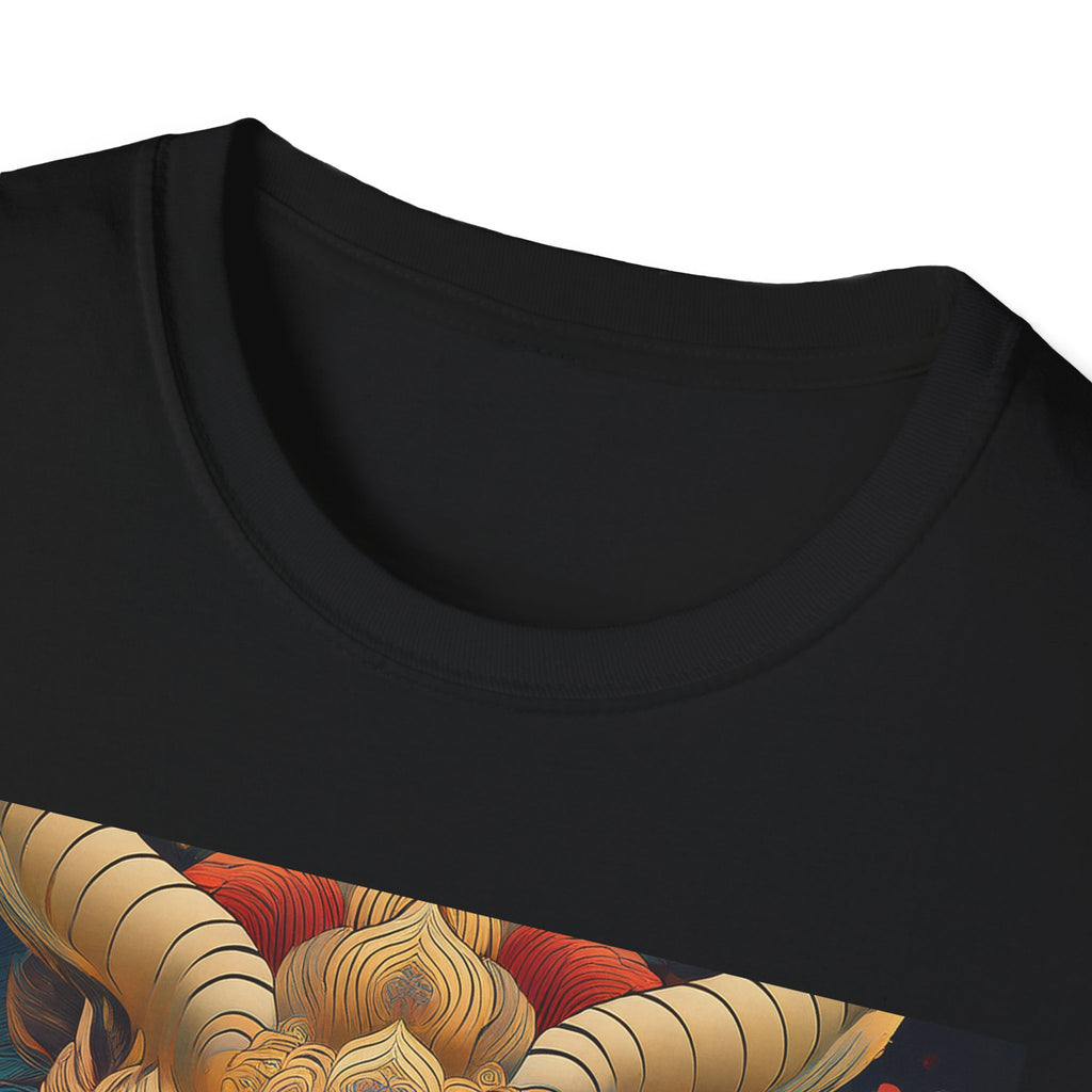Dragon Mask T-Shirt — Asian Mythic Dragon Art Tee