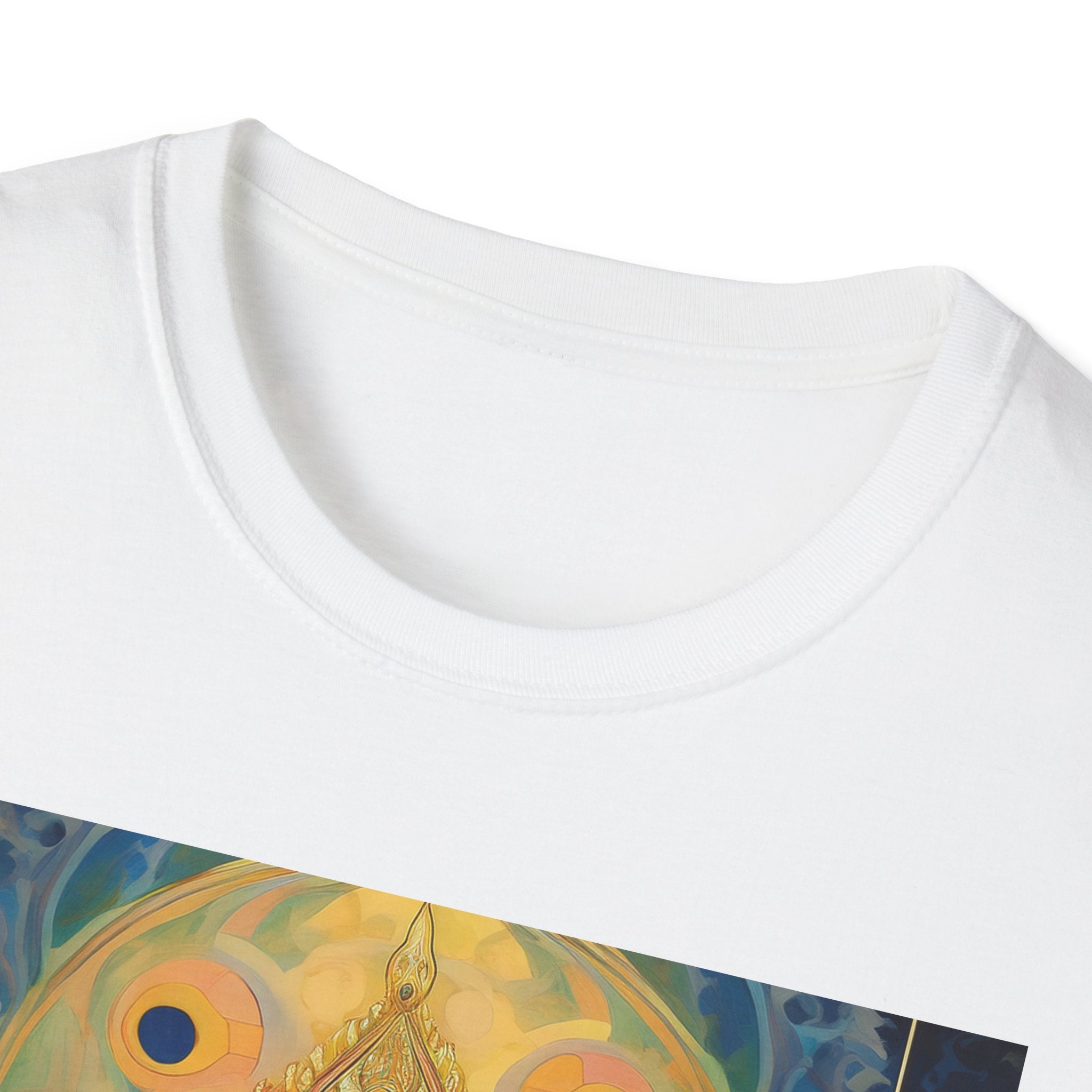 Buddha Sanctuary Art T-Shirt — Meditative Temple Graphic Tee