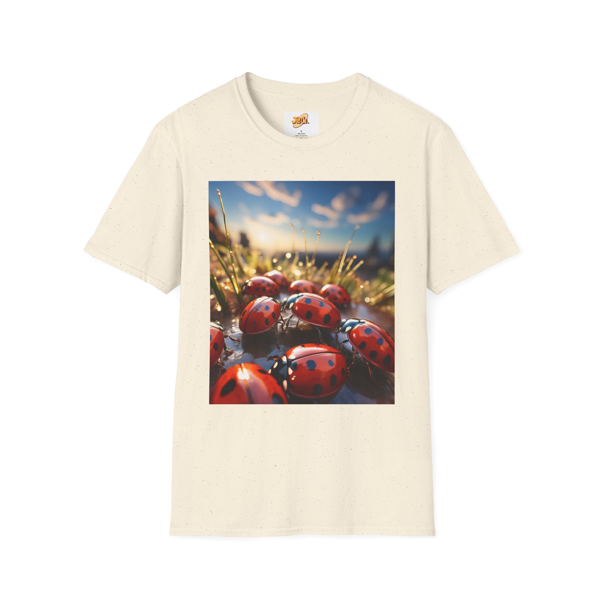 Ladybug Photo T-Shirt — Charming Nature Graphic Tee