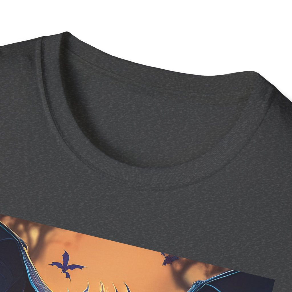 Halloween Demon Bat T-Shirt — Spooky Glowing Monster Tee