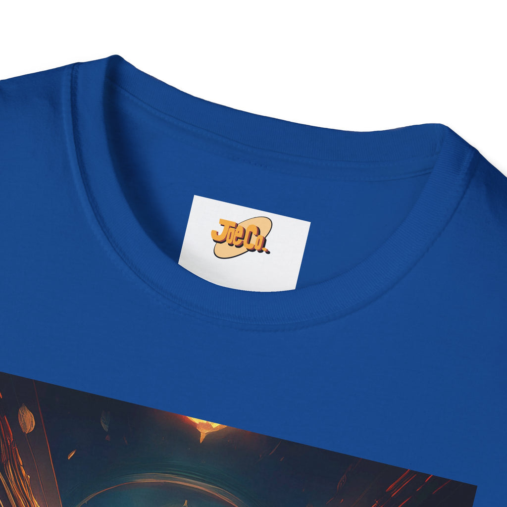 Cyberpunk Alley T-Shirt — Neon Futuristic Street Scene