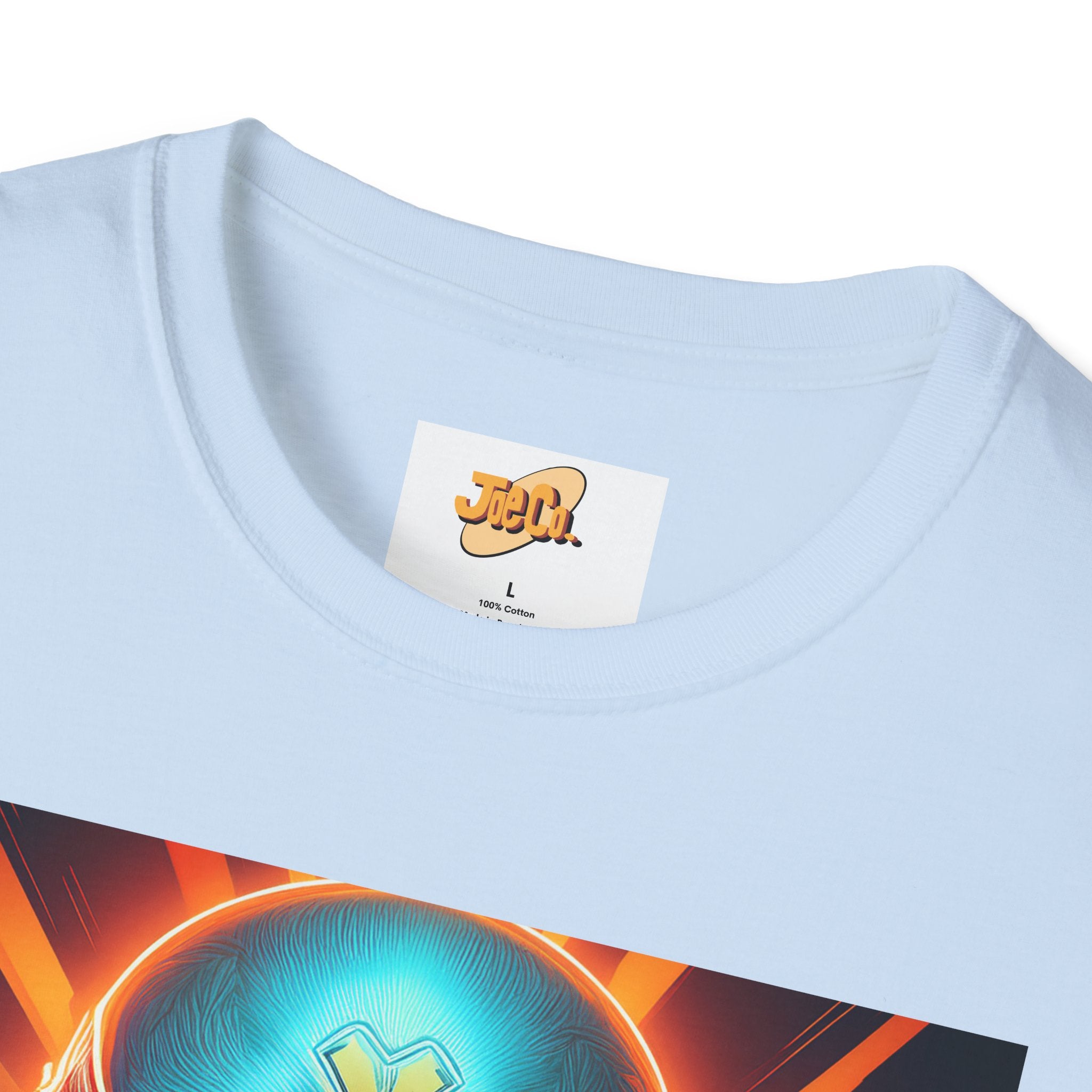 Mystic Raven Graphic T-Shirt — Neon Bird Art Tee