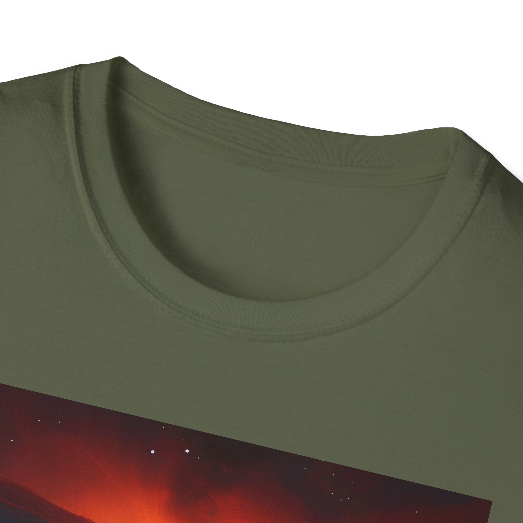 Red Moon Landscape T‑Shirt