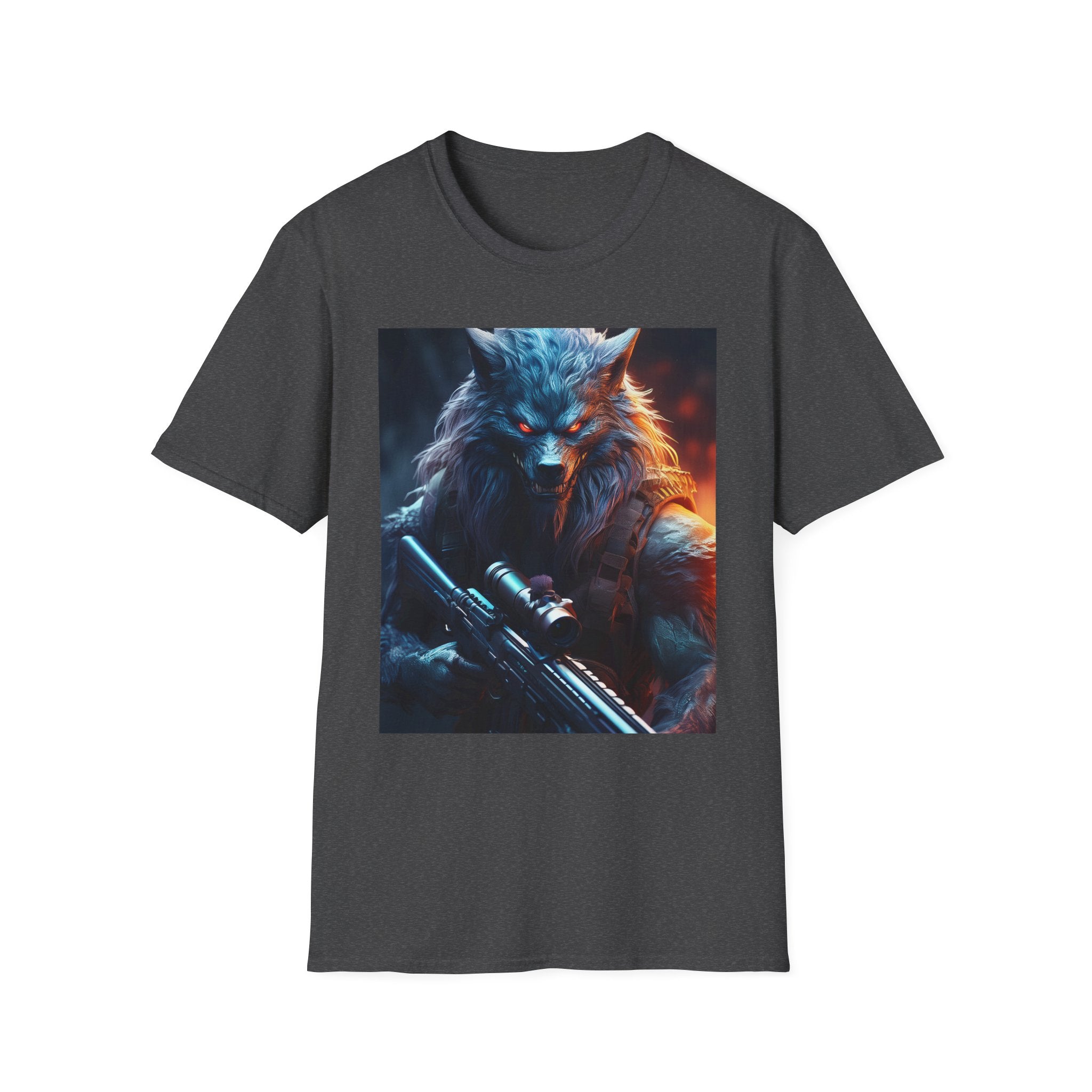 Wolf Sniper T-Shirt — Tactical Werewolf Gaming Tee