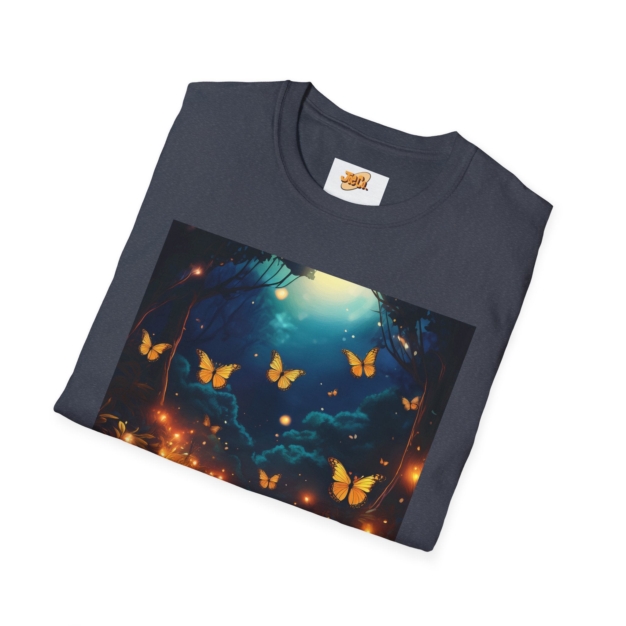Butterfly Night T-Shirt — Enchanted Forest Glow Tee