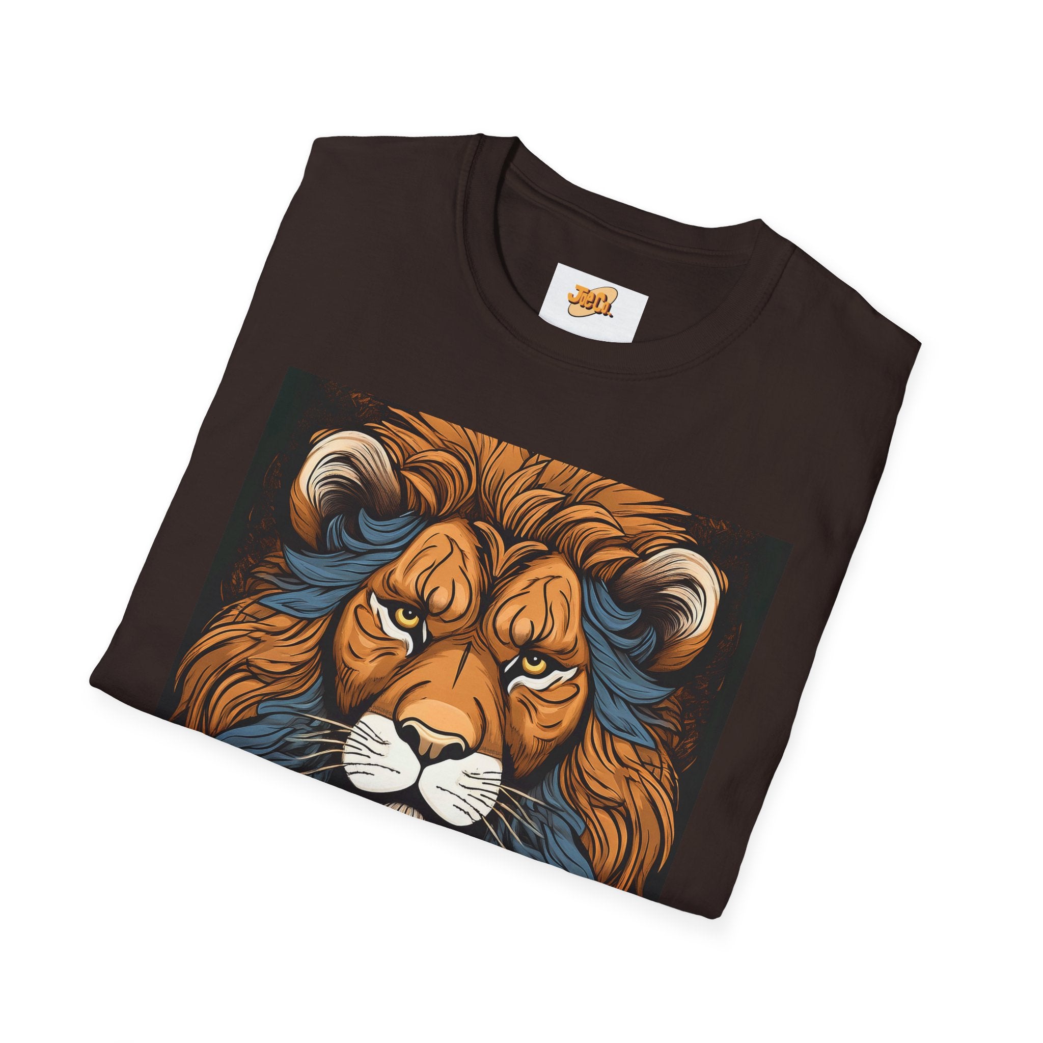 Majestic Lion Graphic T-Shirt — Bold Vintage Mane Artwork