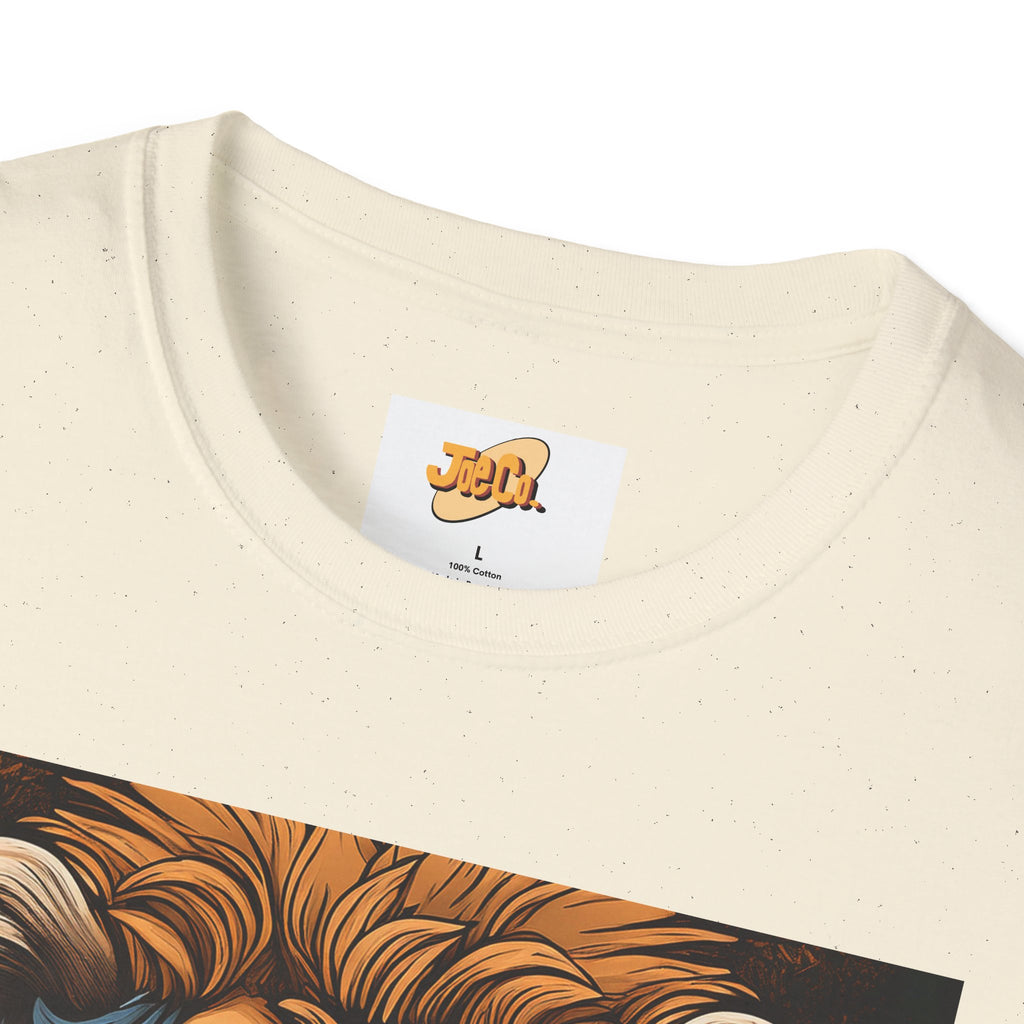 Majestic Lion Graphic T-Shirt — Bold Vintage Mane Artwork