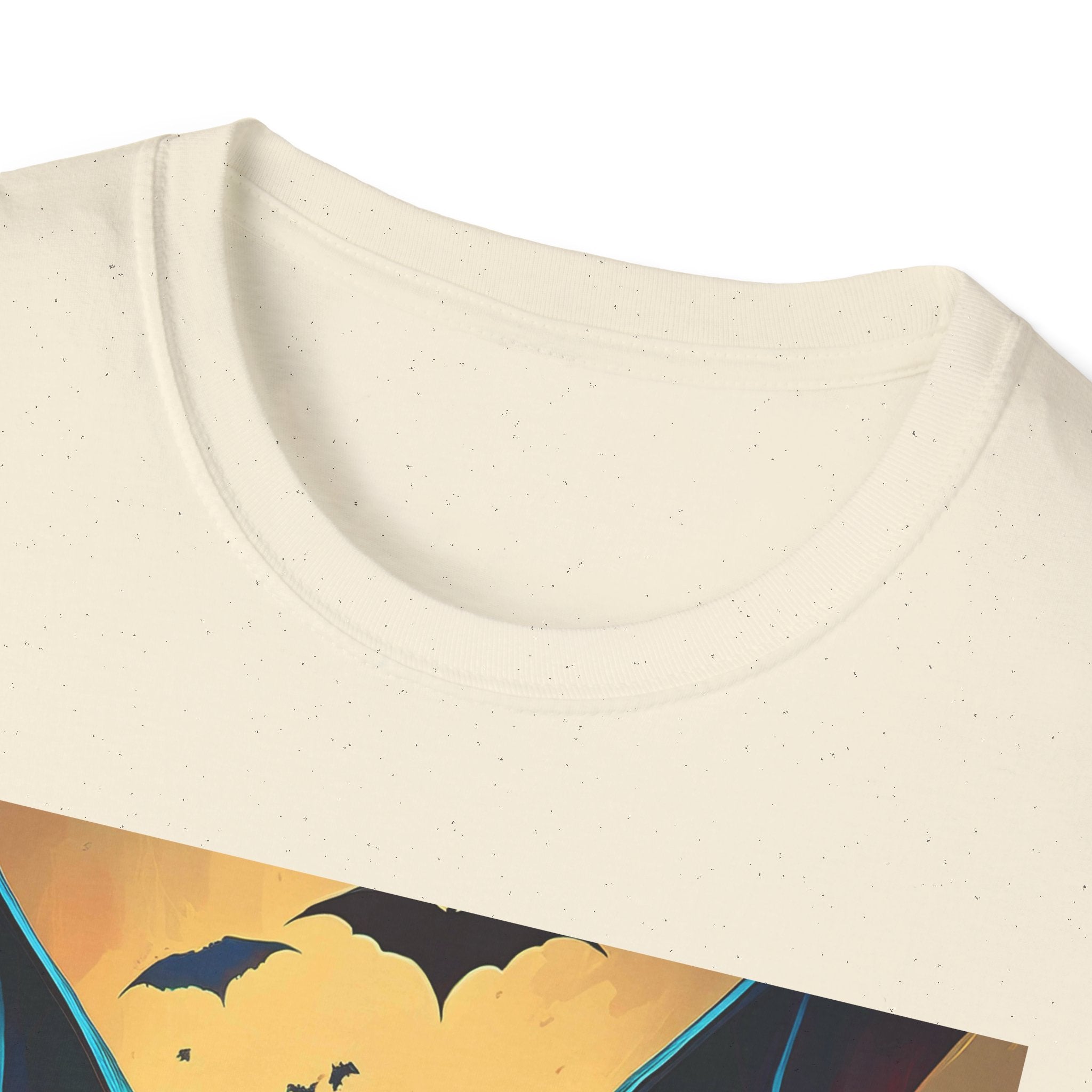 Halloween Bat Nightmare T-Shirt — Fiery Demon Bat Graphic Tee