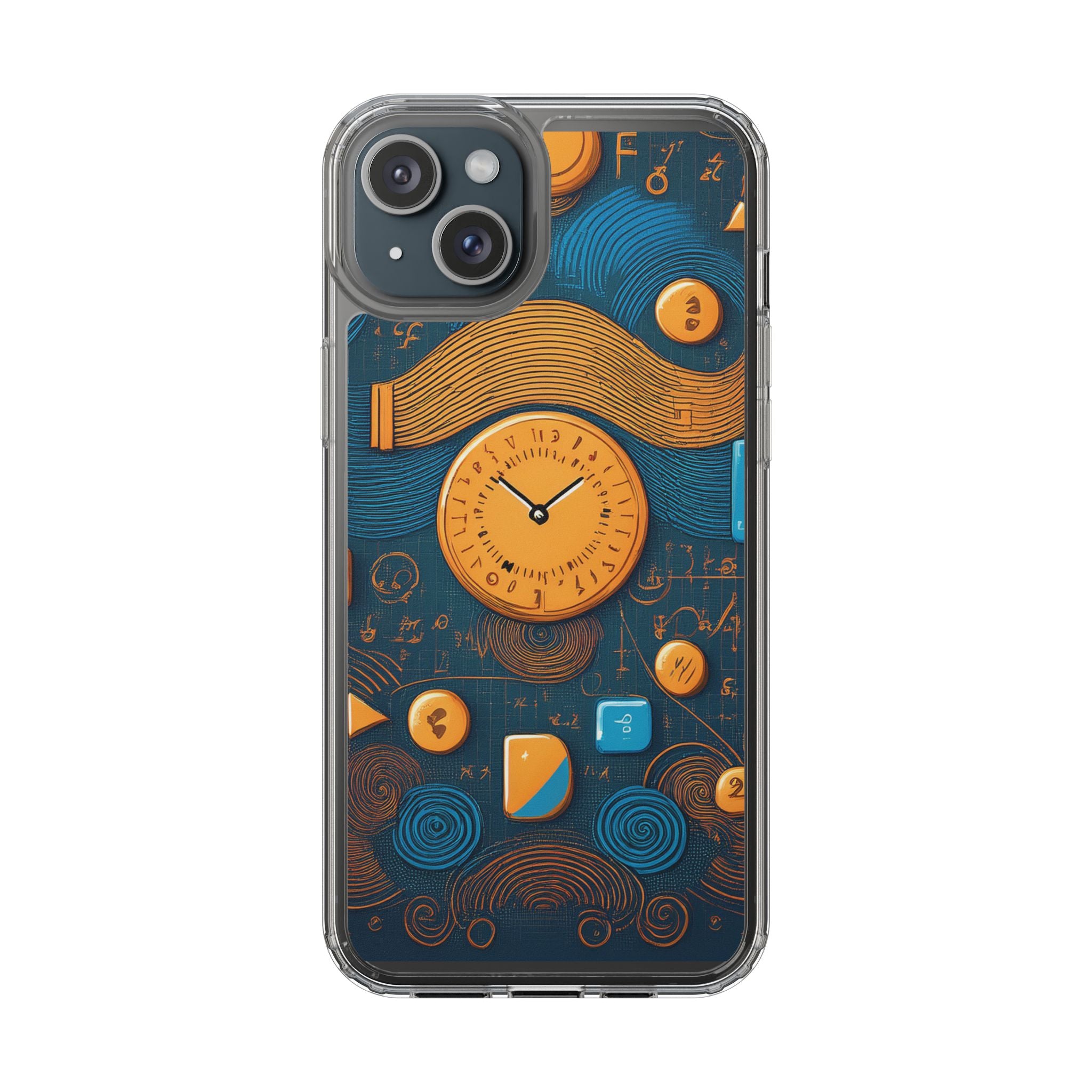 Clear Case — Abstract Clockwork Design Phone Case