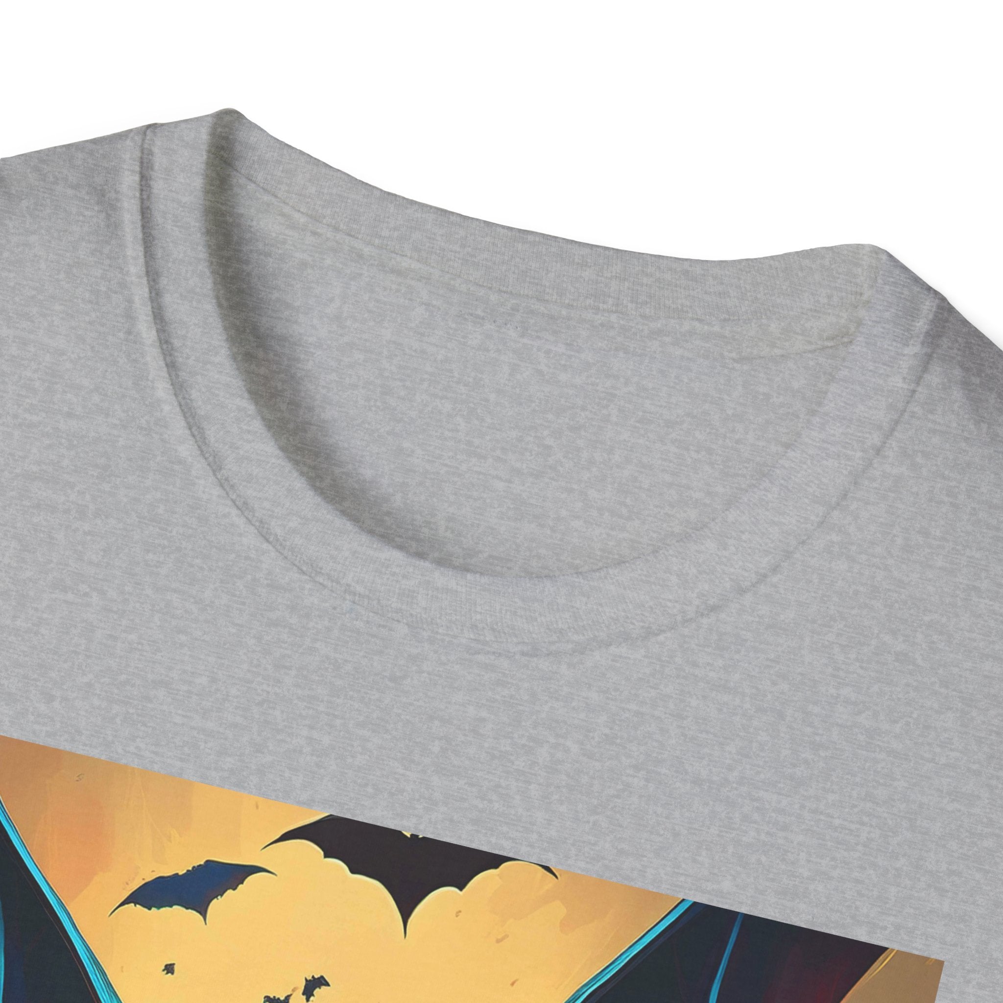 Halloween Bat Nightmare T-Shirt — Fiery Demon Bat Graphic Tee