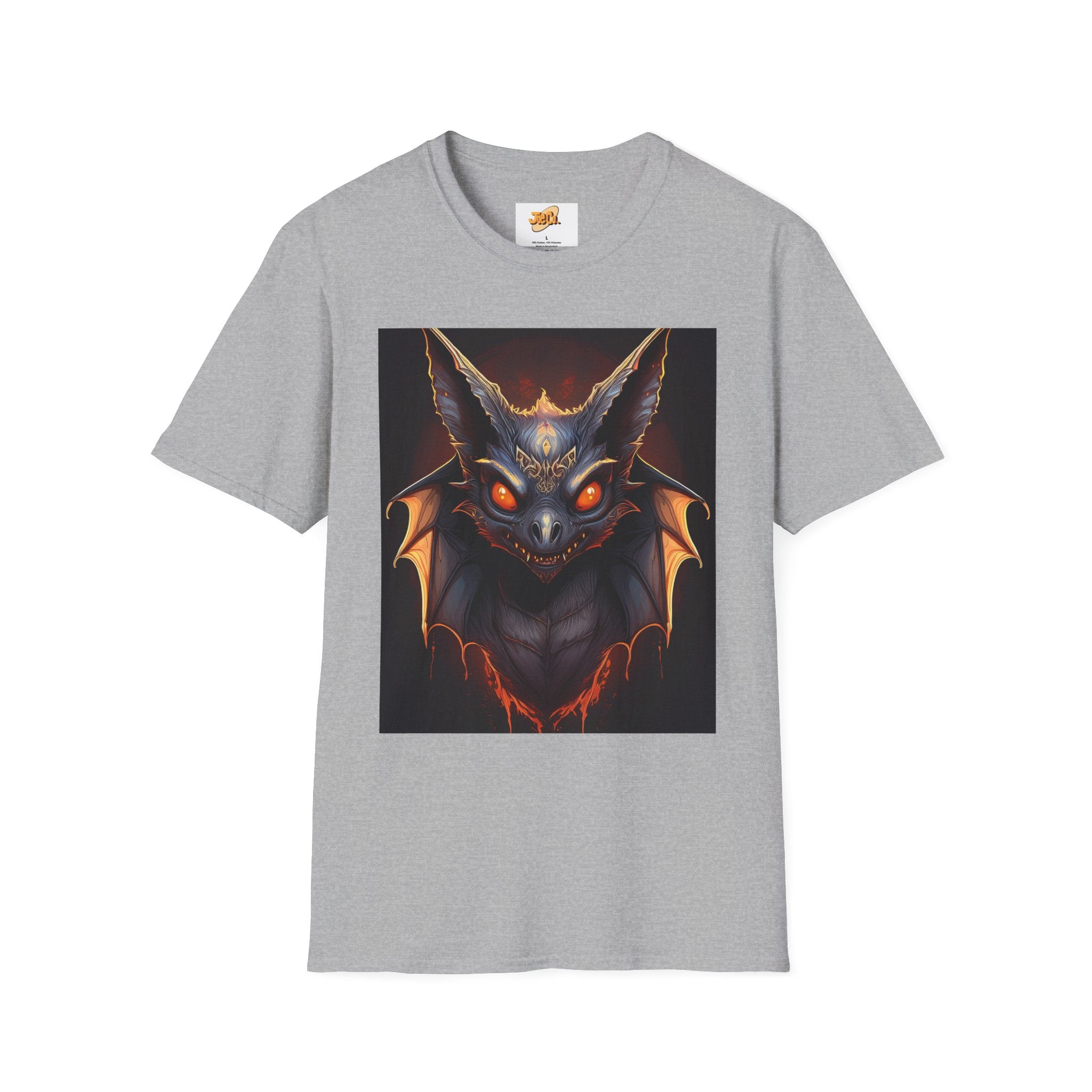 Demonic Bat Illustration T-Shirt