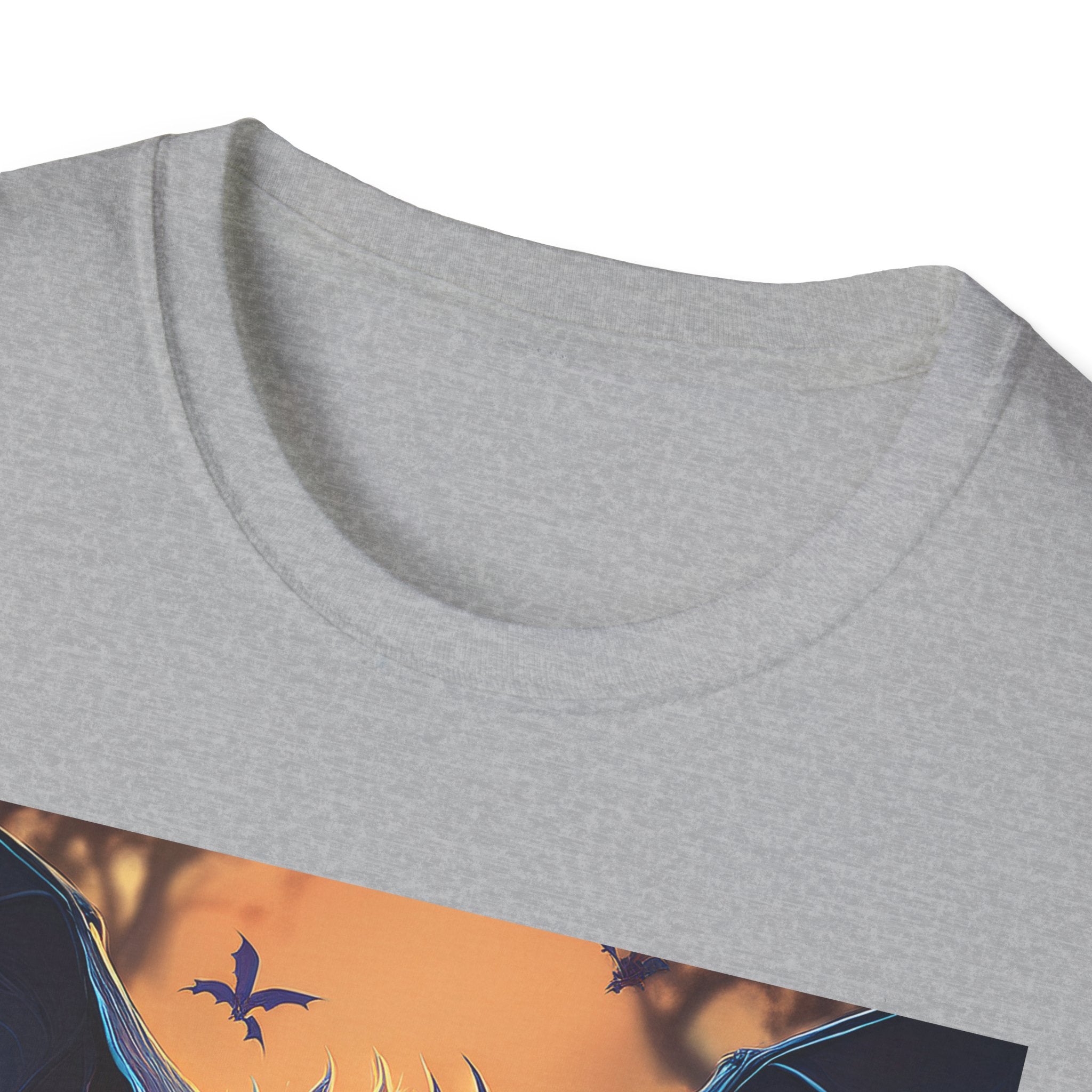 Halloween Demon Bat T-Shirt — Spooky Glowing Monster Tee