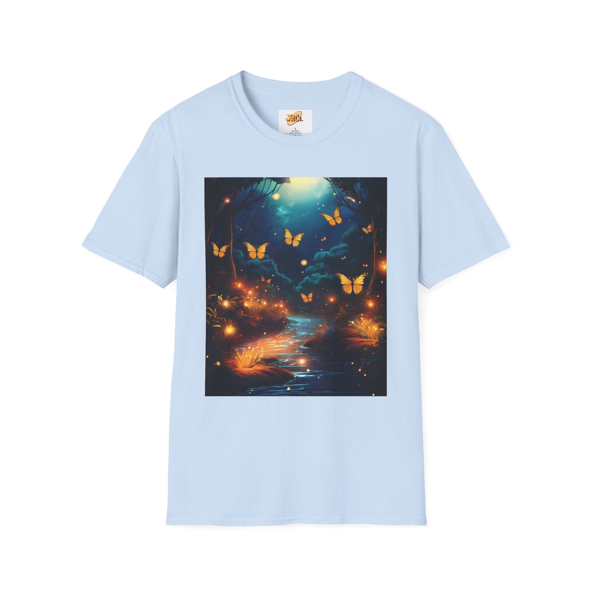 Butterfly Night T-Shirt — Enchanted Forest Glow Tee