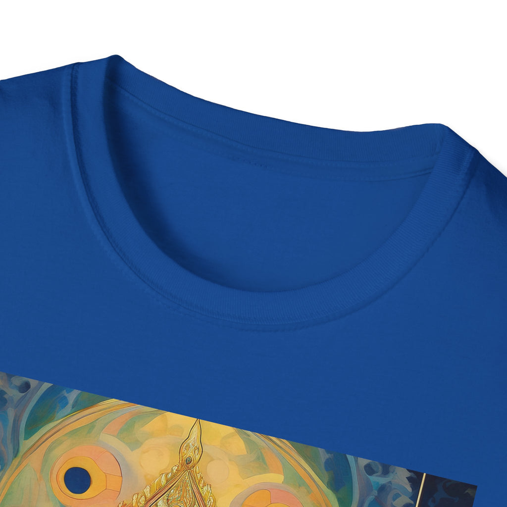 Buddha Sanctuary Art T-Shirt — Meditative Temple Graphic Tee