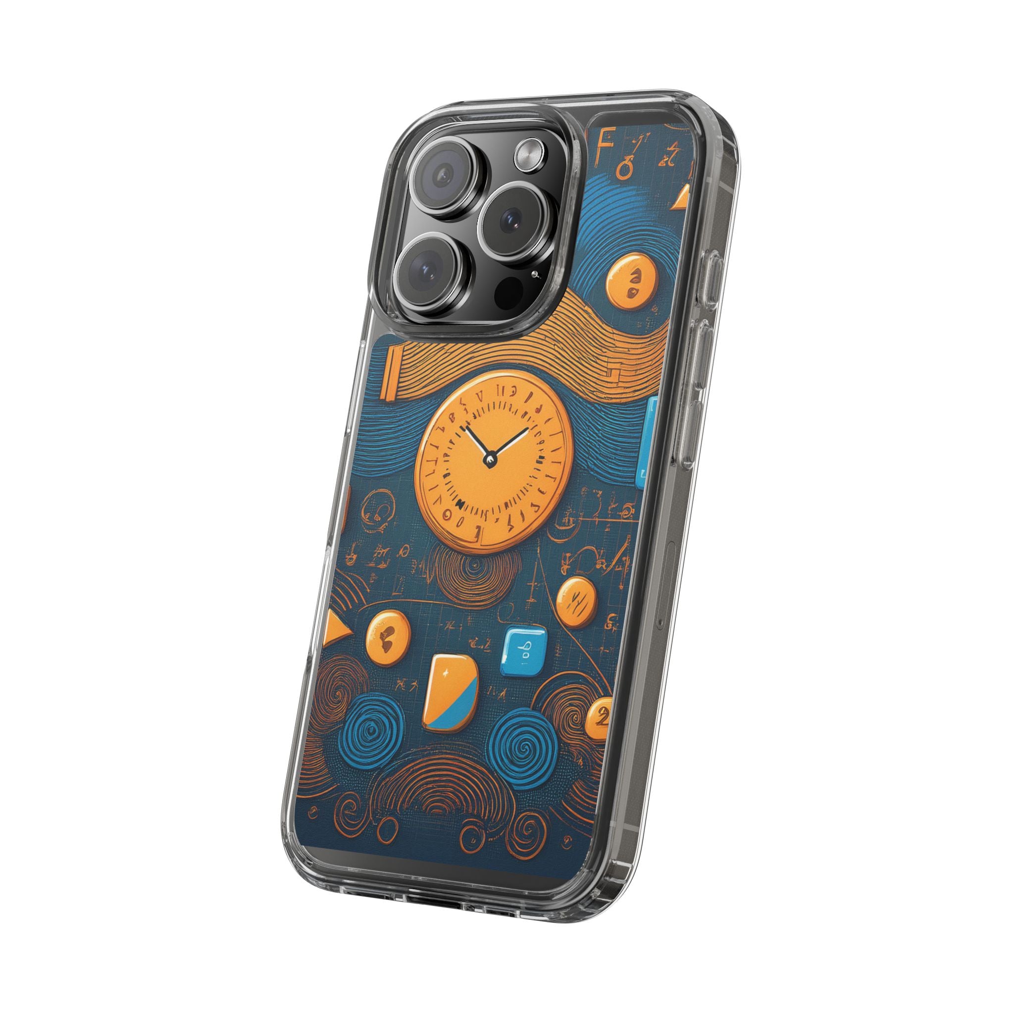 Clear Case — Abstract Clockwork Design Phone Case