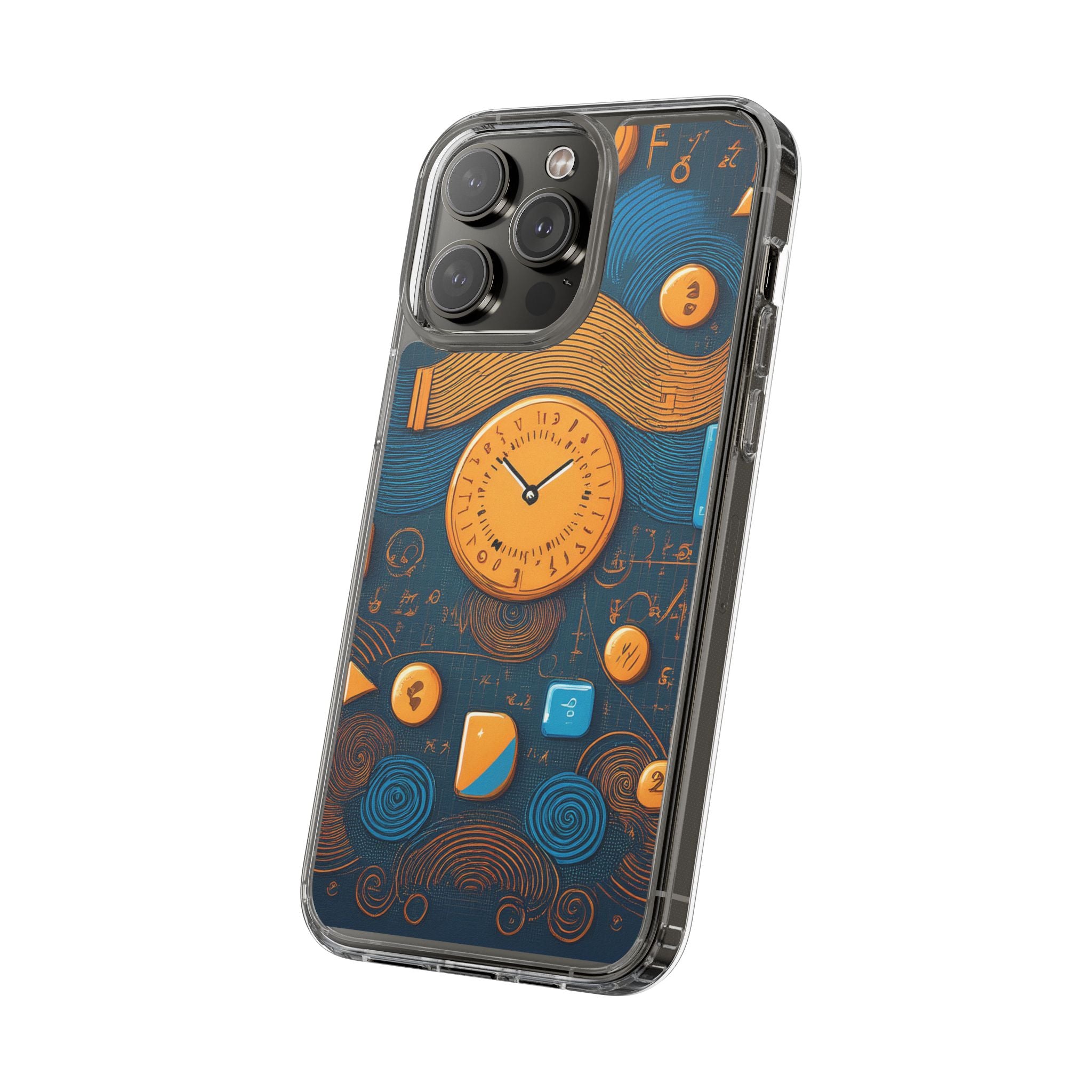 Clear Case — Abstract Clockwork Design Phone Case