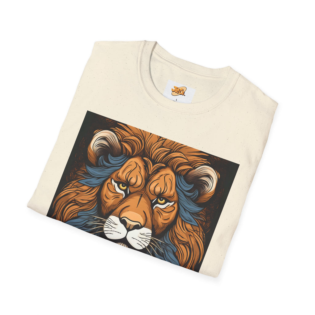 Majestic Lion Graphic T-Shirt — Bold Vintage Mane Artwork