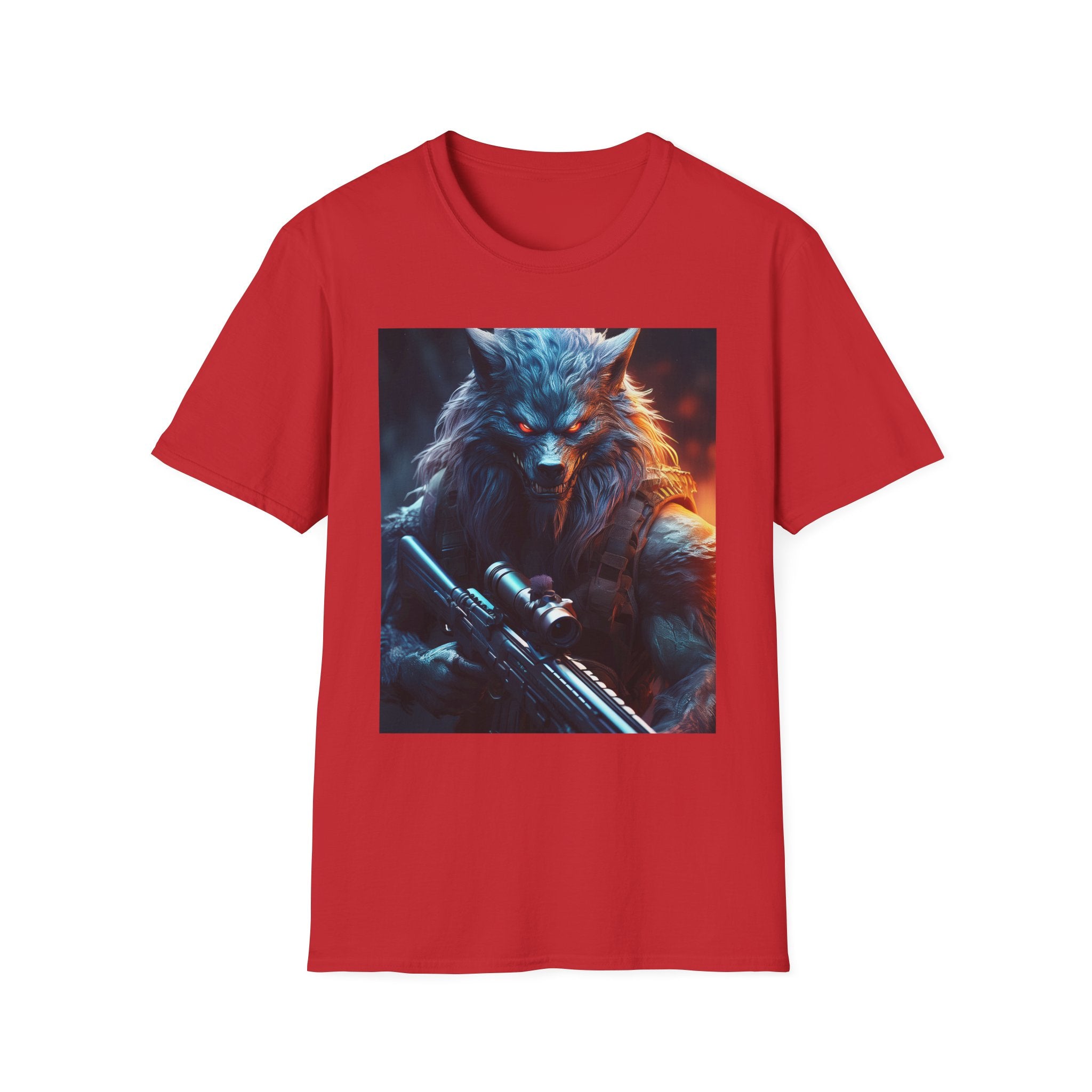 Wolf Sniper T-Shirt — Tactical Werewolf Gaming Tee