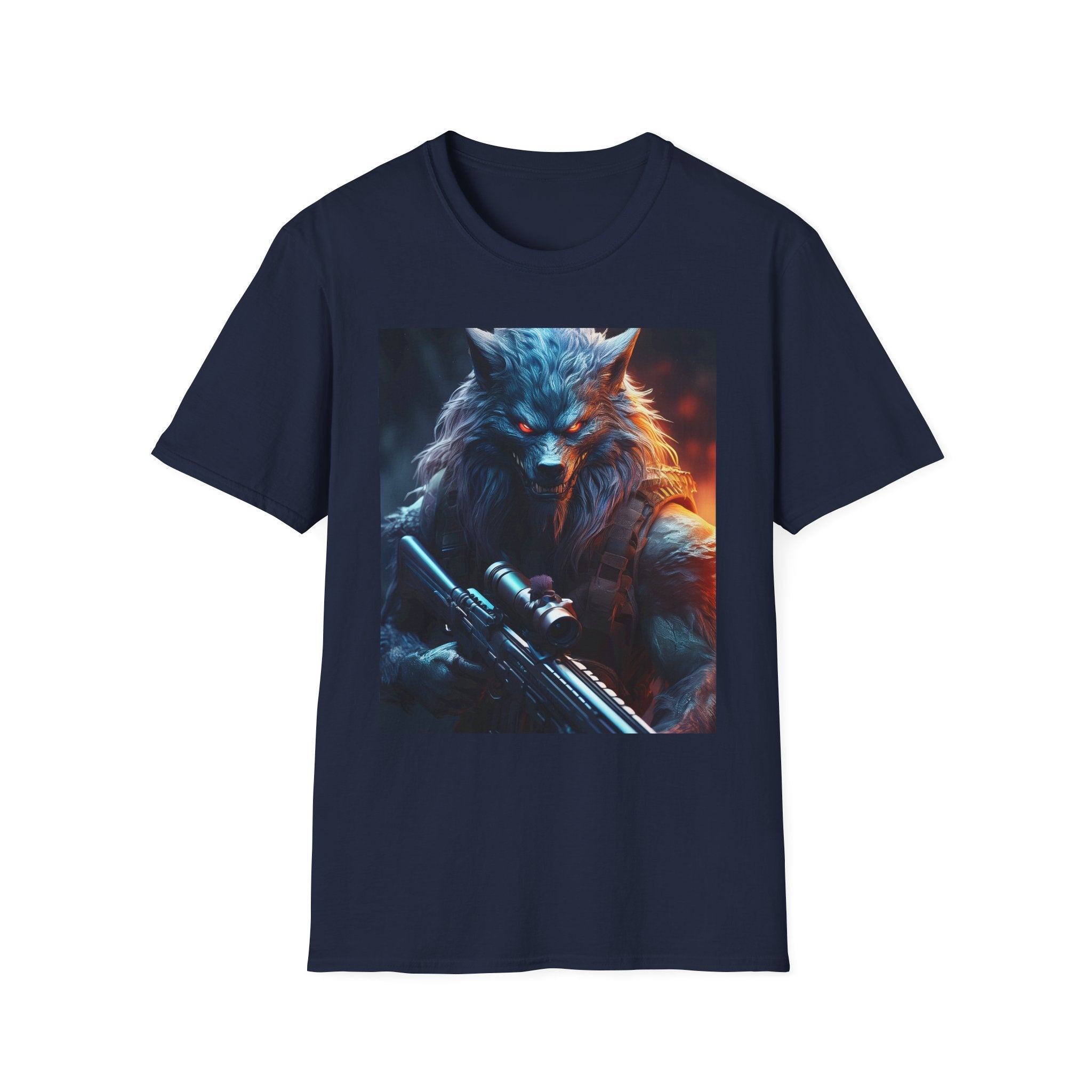 Wolf Sniper T-Shirt — Tactical Werewolf Gaming Tee