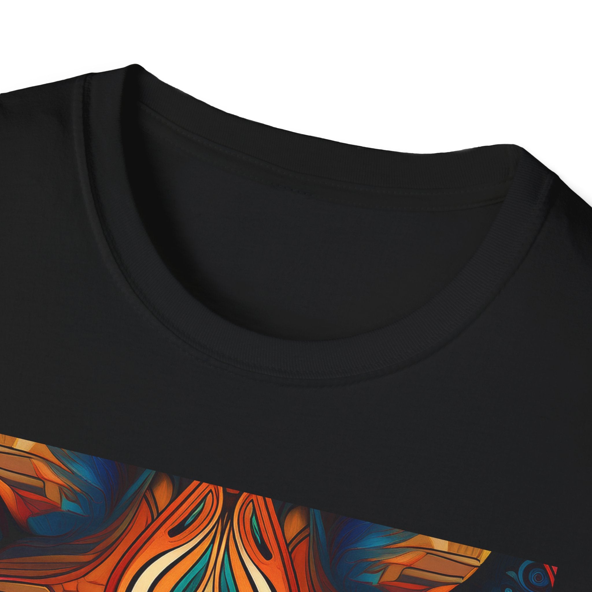 Lion Mandala T-Shirt — Colorful Psychedelic Lion Graphic Tee