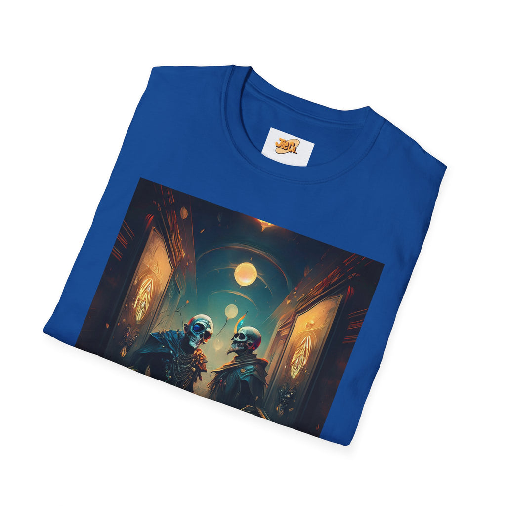 Cyberpunk Alley T-Shirt — Neon Futuristic Street Scene
