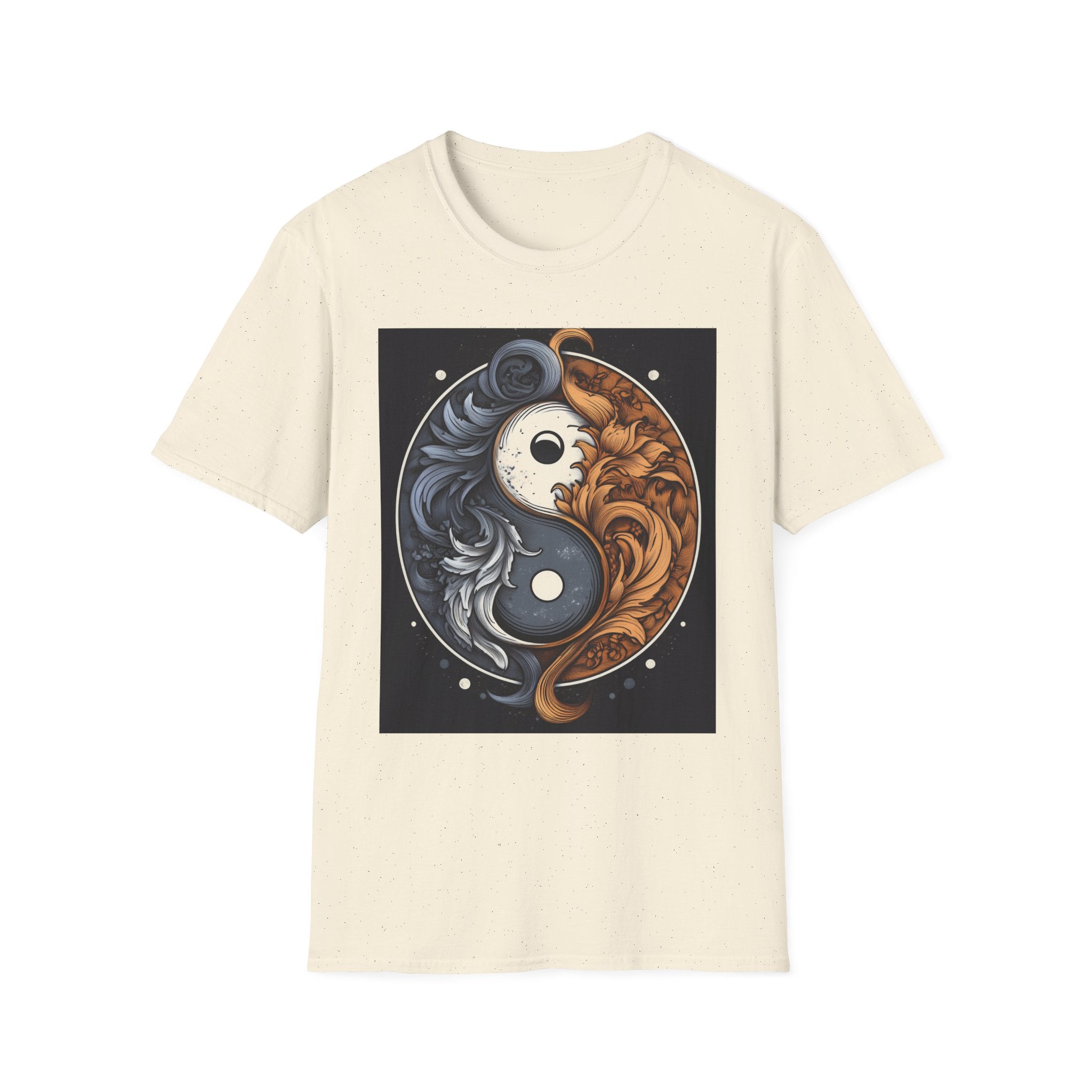 Yin Yang Dragon T-Shirt – Fire & Ice Balance Graphic Tee