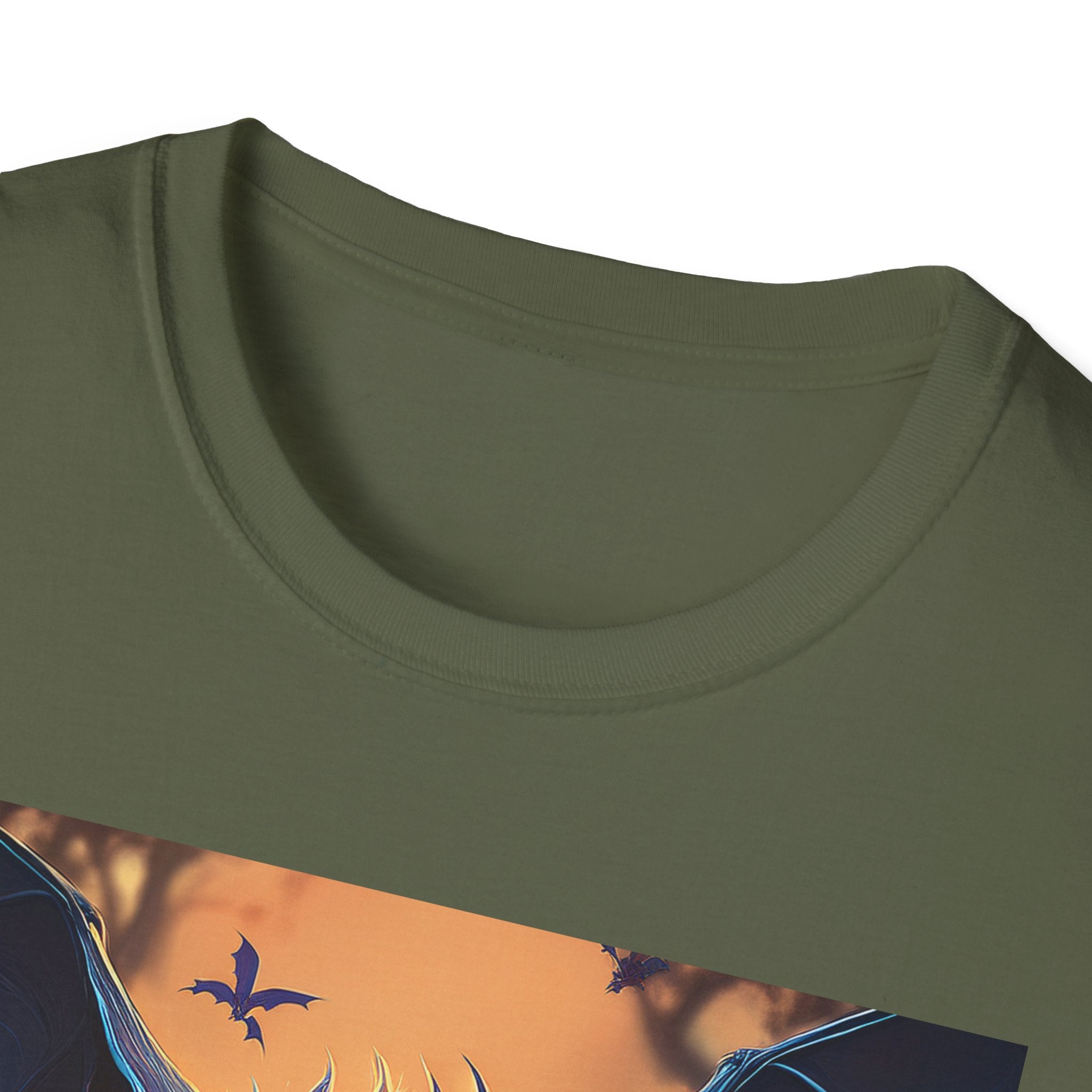 Halloween Demon Bat T-Shirt — Spooky Glowing Monster Tee
