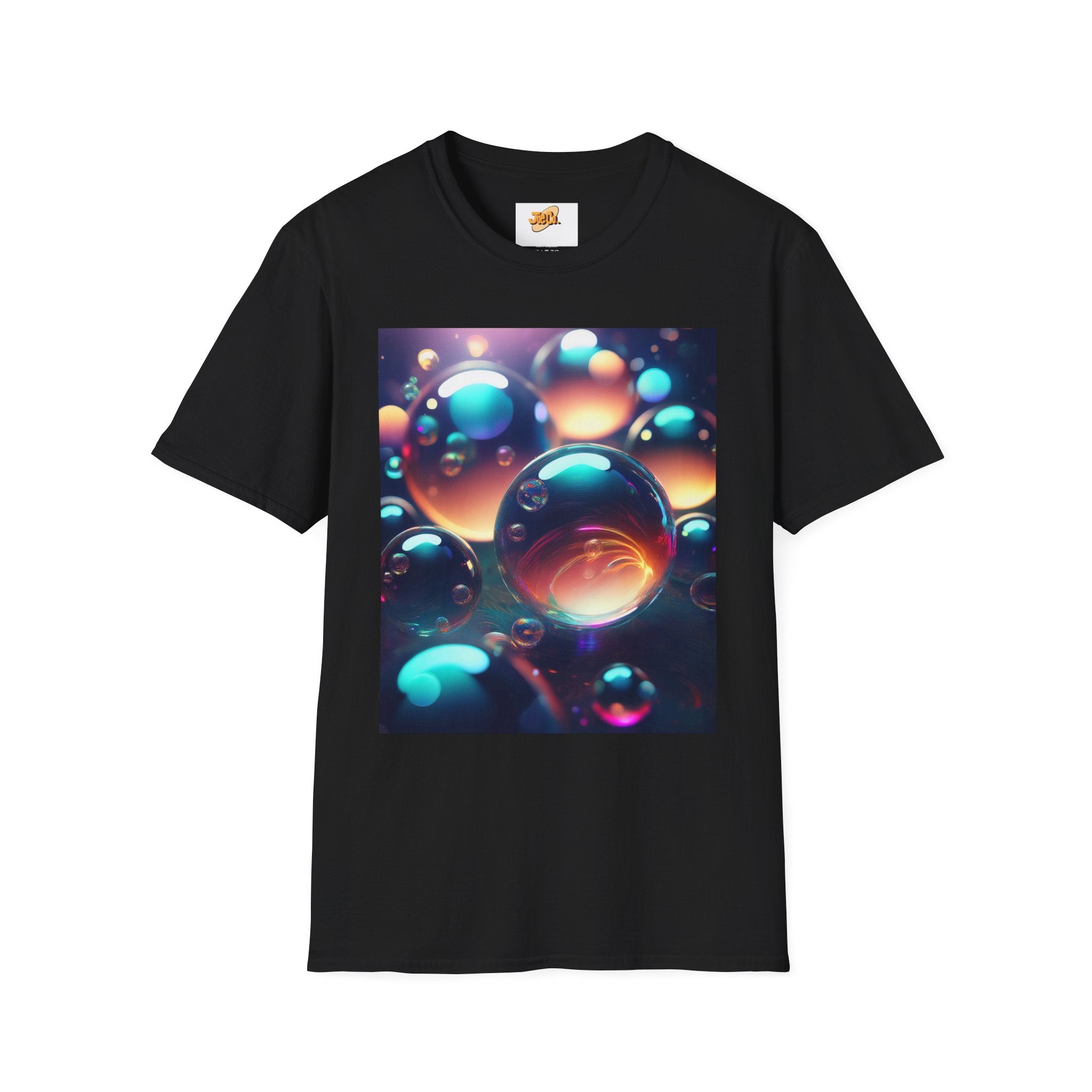 Bubble Galaxy T-Shirt — Colorful 3D Bubble Art Tee