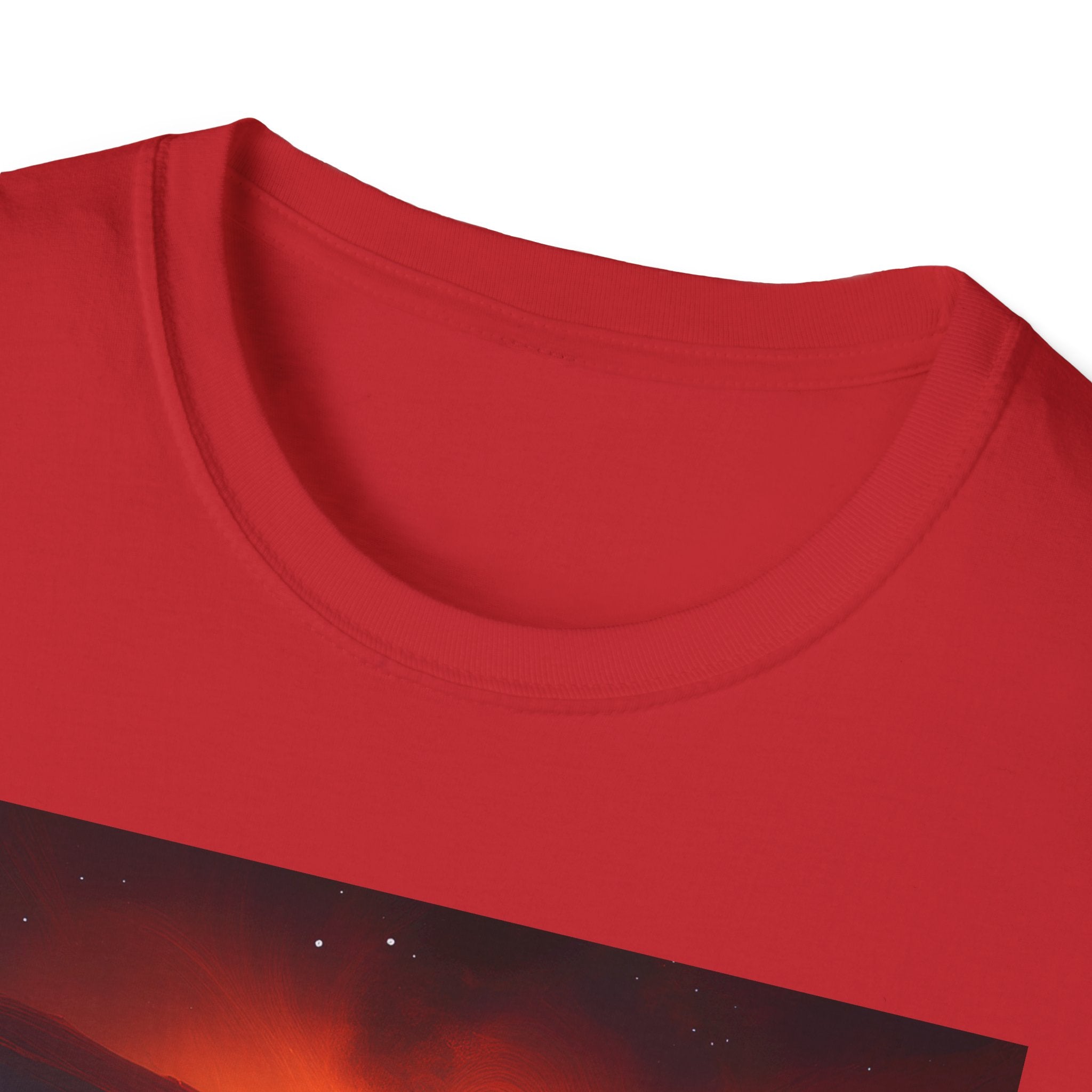 Red Moon Landscape T‑Shirt