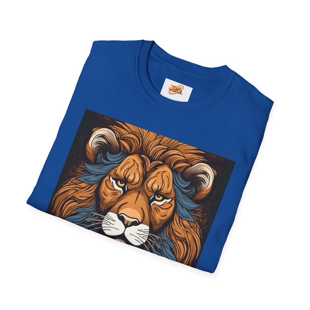 Majestic Lion Graphic T-Shirt — Bold Vintage Mane Artwork