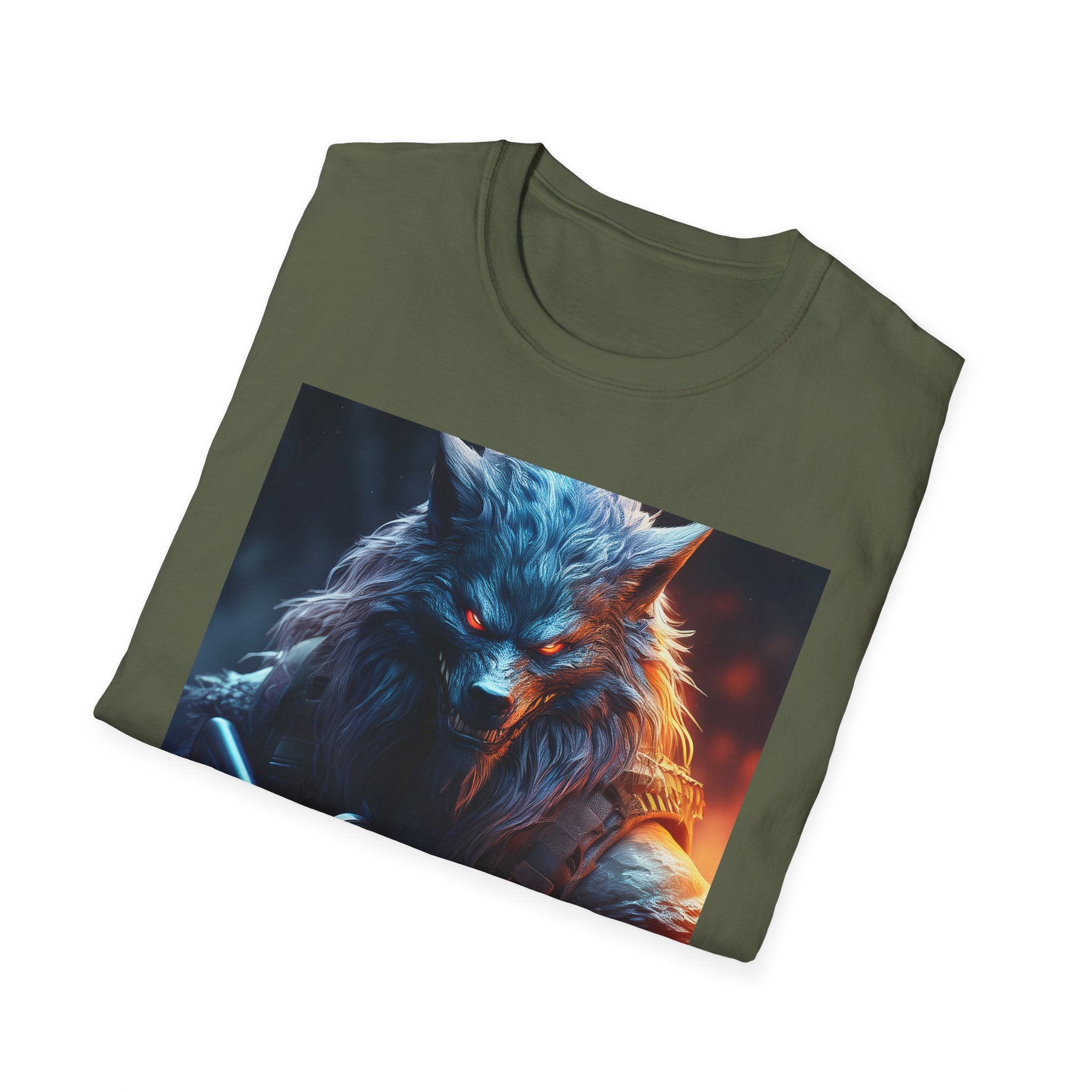Wolf Sniper T-Shirt — Tactical Werewolf Gaming Tee