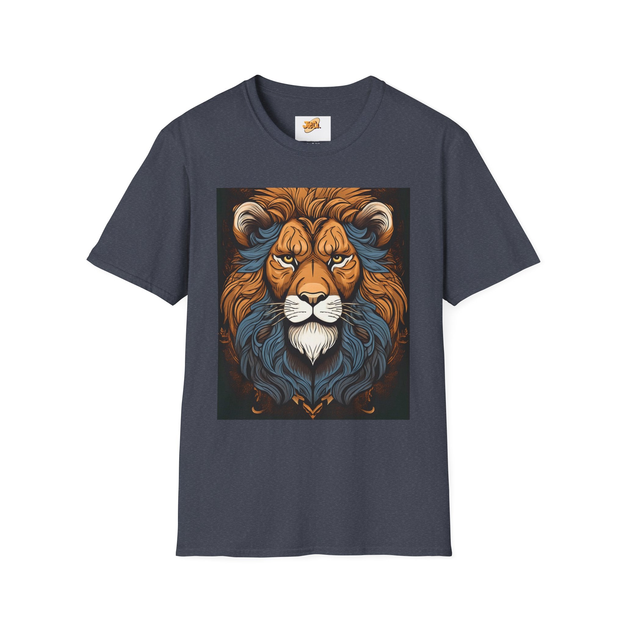Majestic Lion Graphic T-Shirt — Bold Vintage Mane Artwork