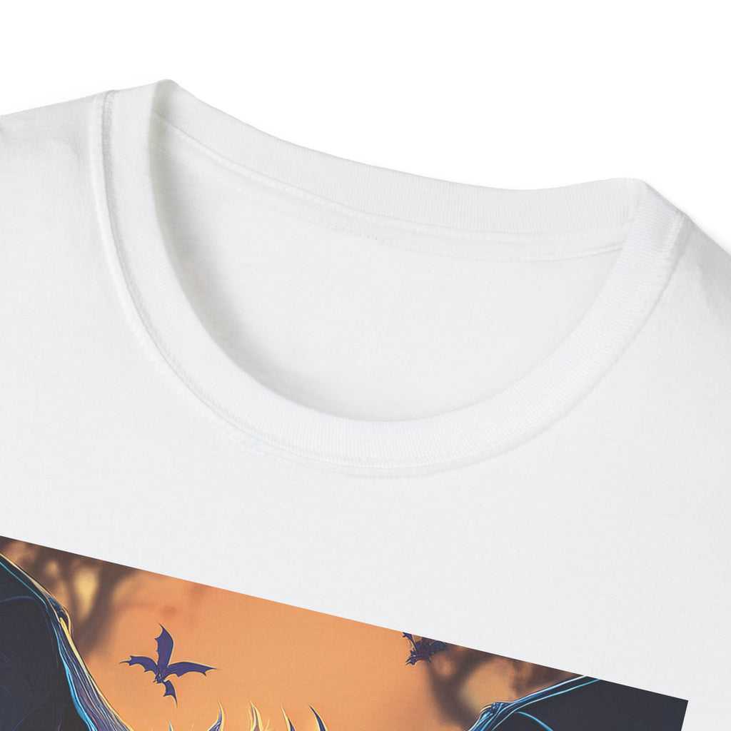 Halloween Demon Bat T-Shirt — Spooky Glowing Monster Tee