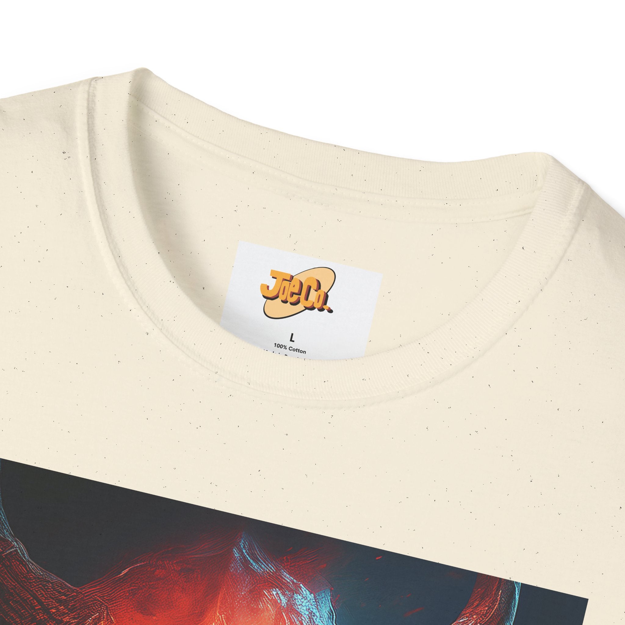 Demon Skull T-Shirt — Fiery Horned Demon Graphic Tee