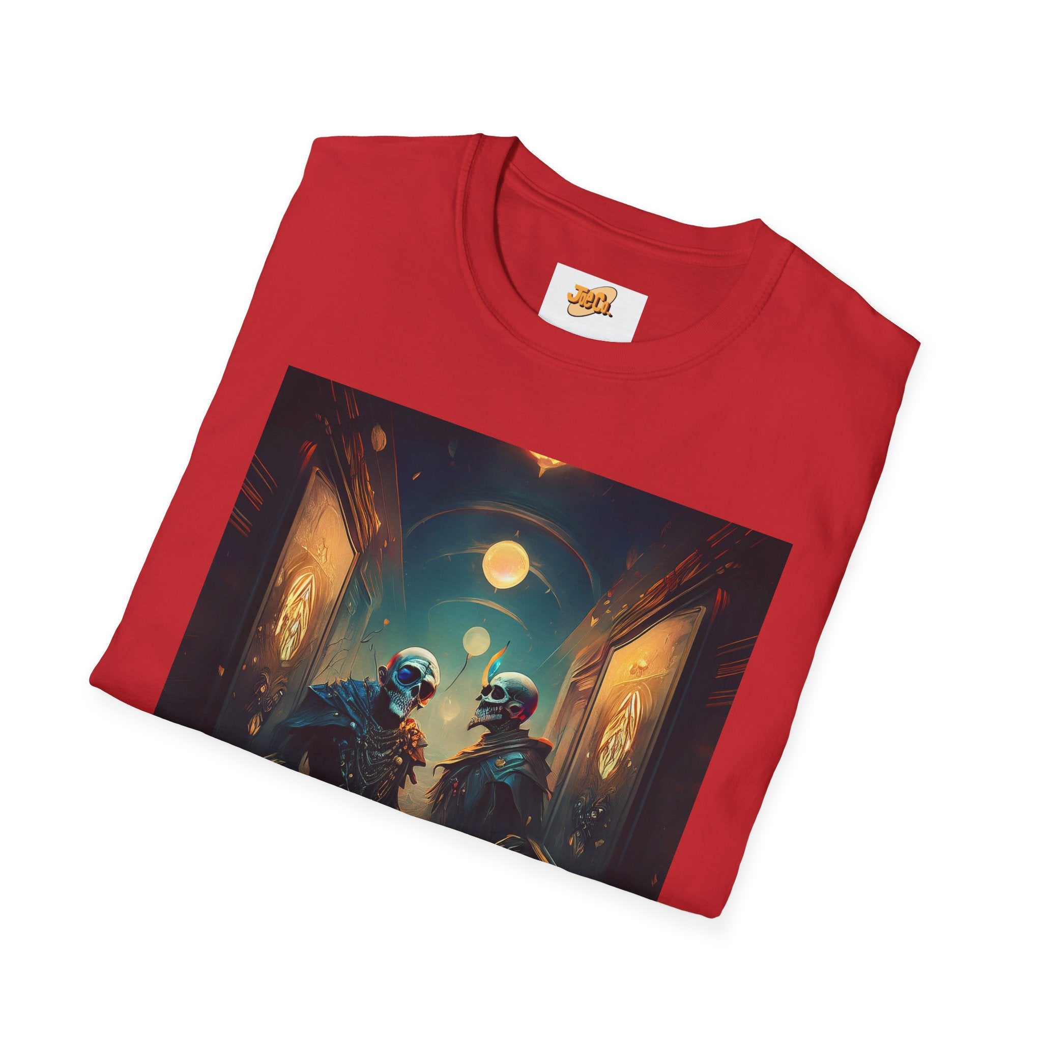 Cyberpunk Alley T-Shirt — Neon Futuristic Street Scene