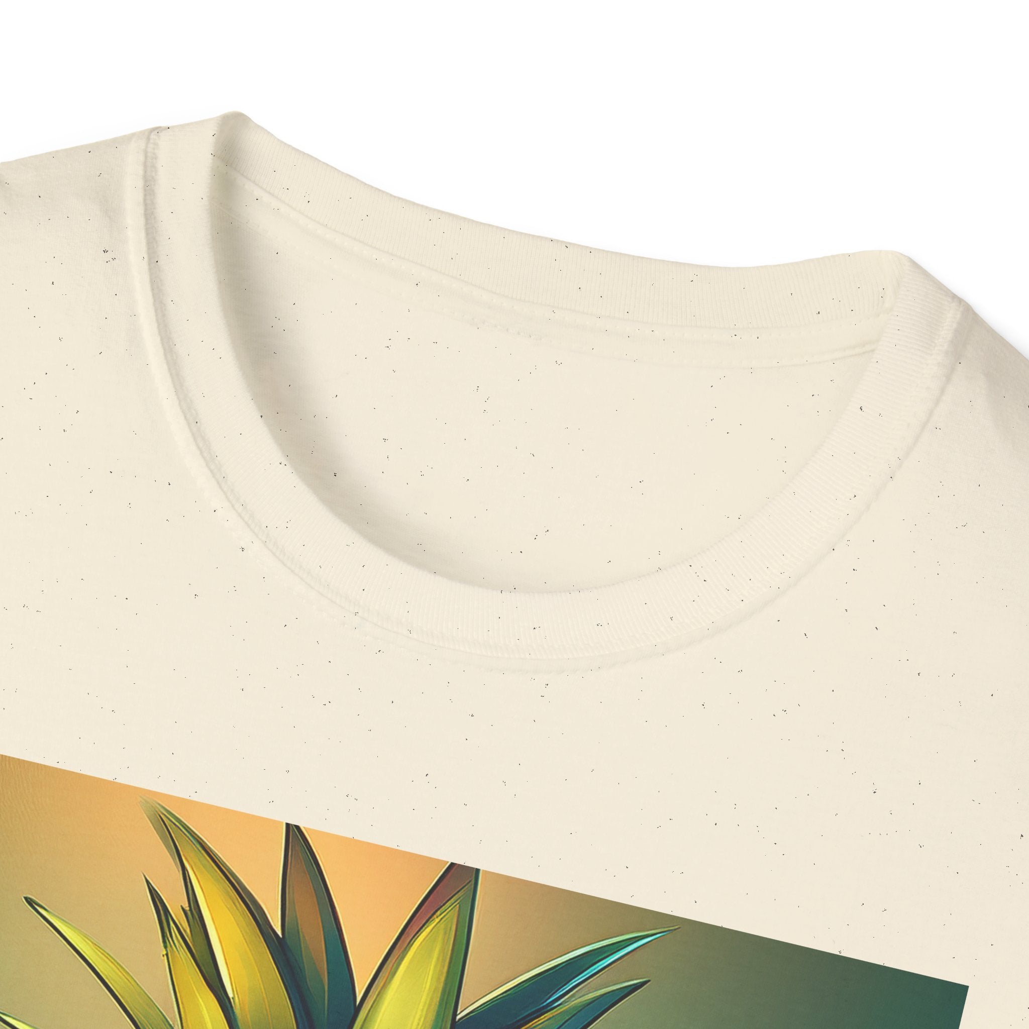 Pineapple Cartoon T-Shirt — Cute Smiling Pineapple with Glasses Tee