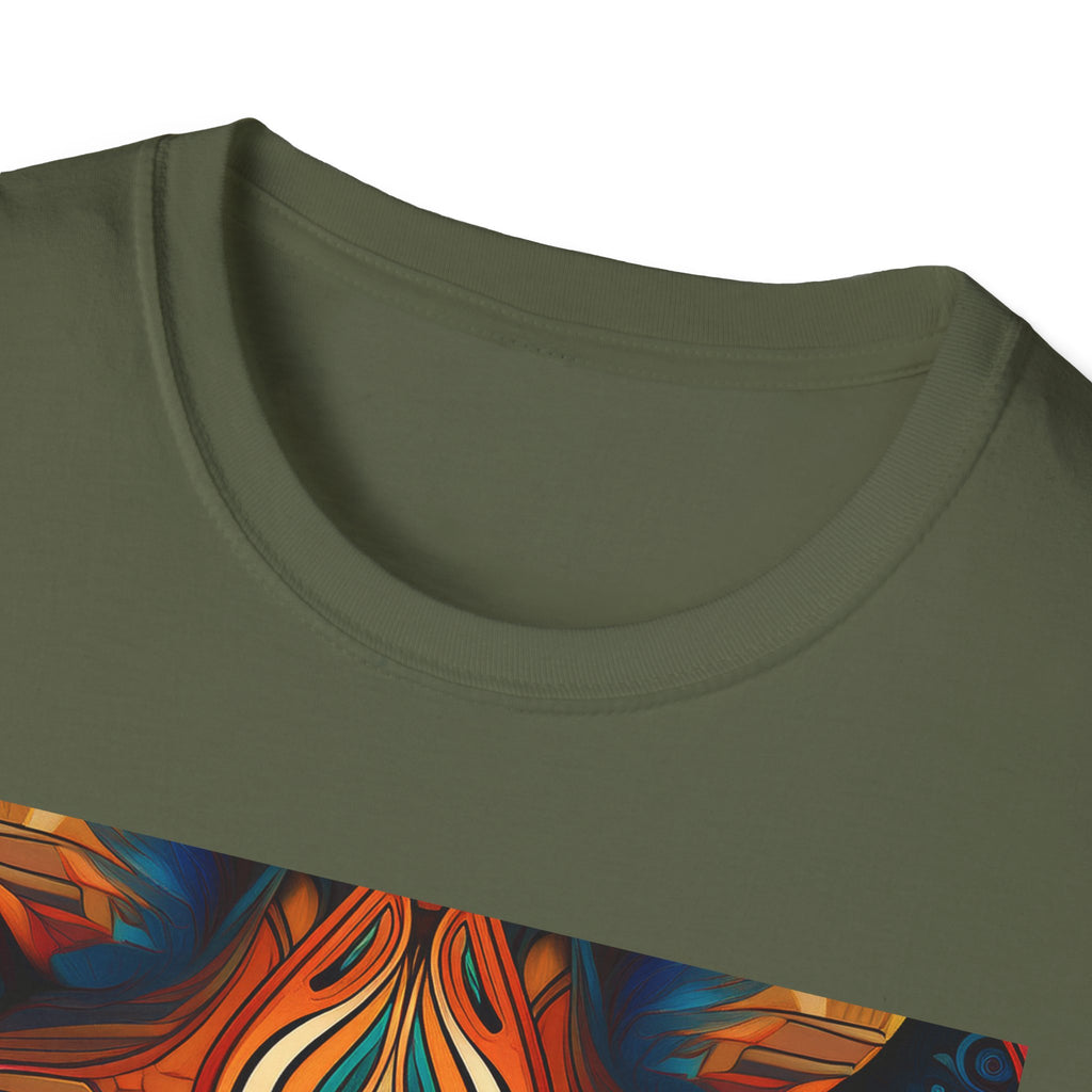 Lion Mandala T-Shirt — Colorful Psychedelic Lion Graphic Tee