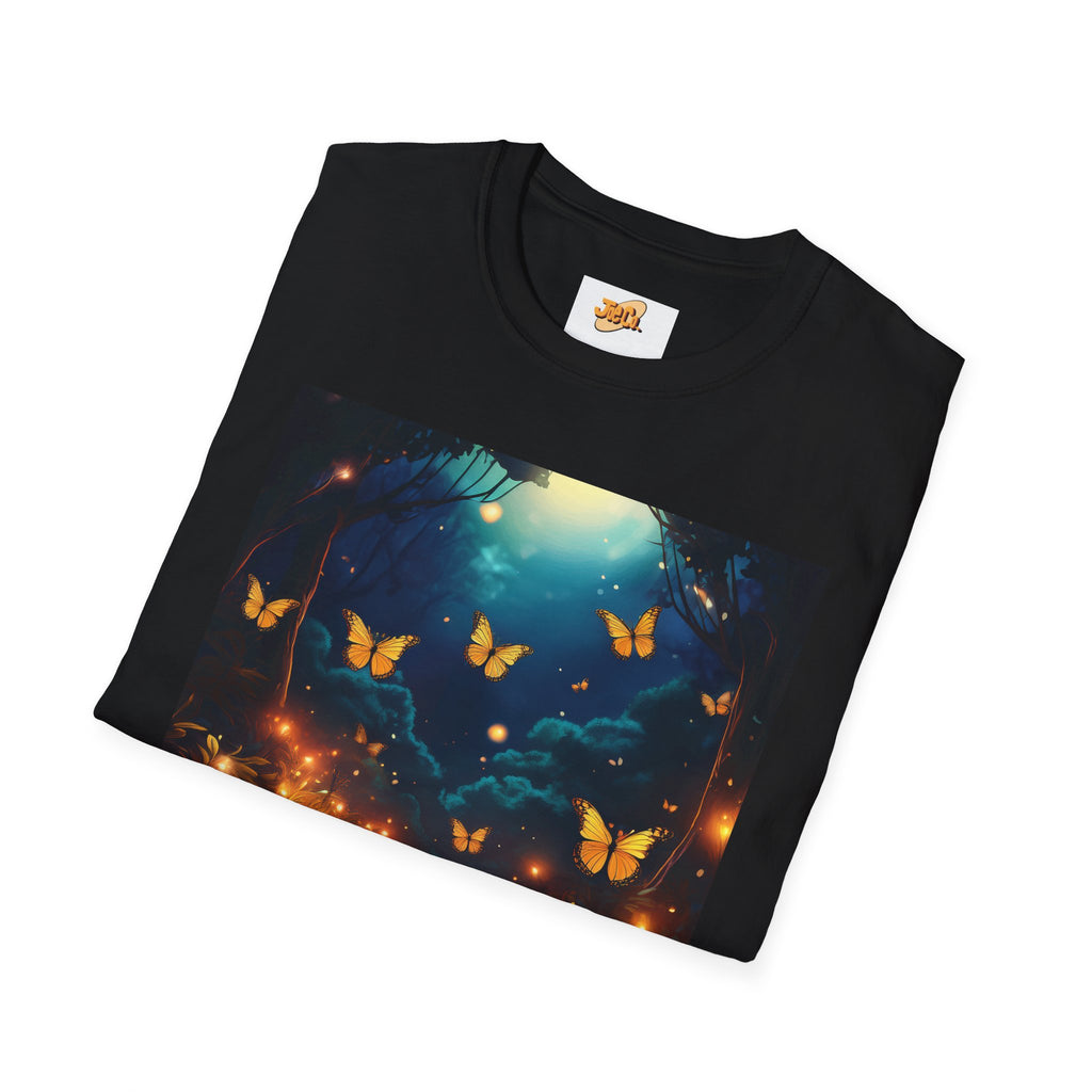 Butterfly Night T-Shirt — Enchanted Forest Glow Tee