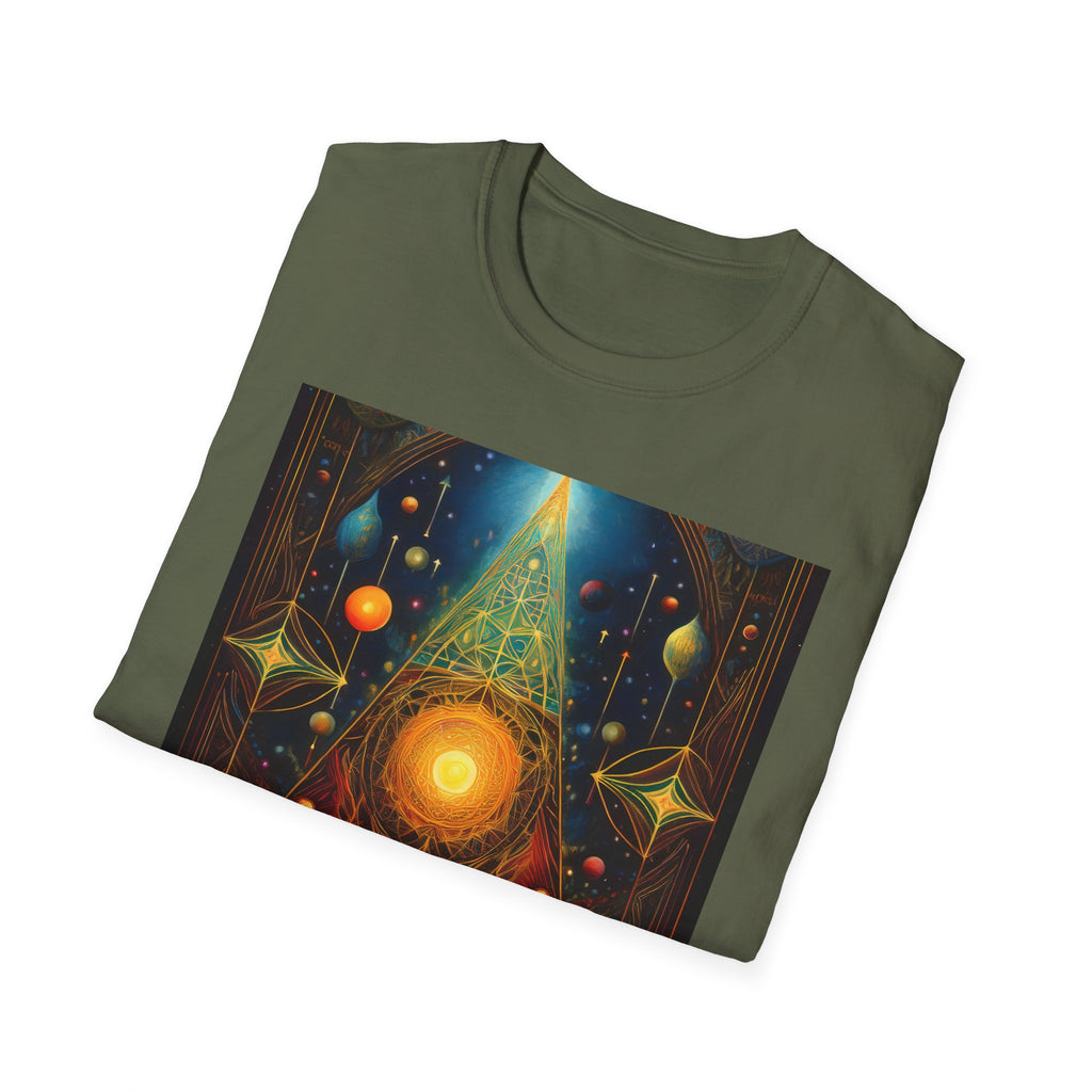 Mystic Sun Pyramid Graphic T-Shirt