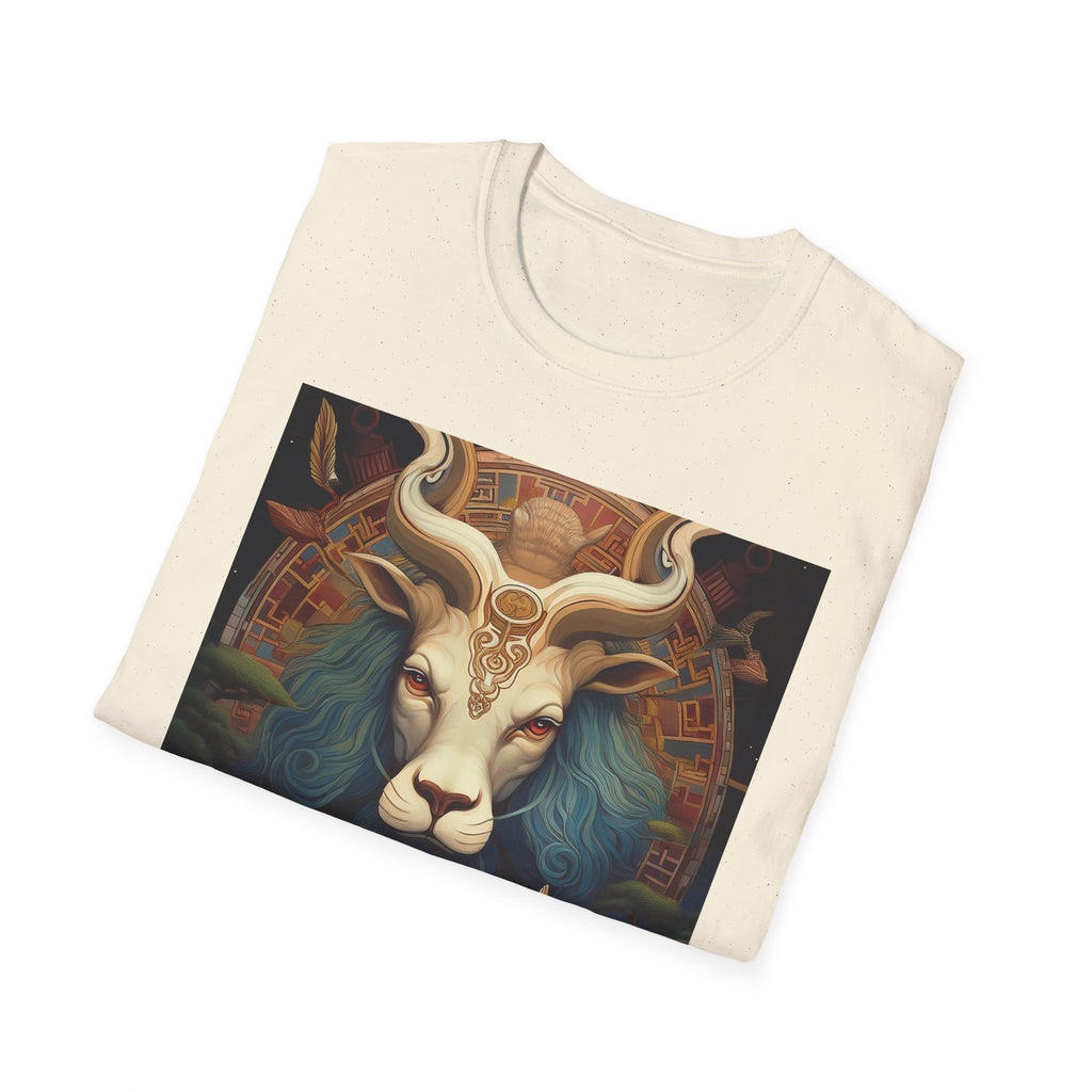 Mythic Beast T-Shirt — Vintage Lion, Ram & Fox Art Tee