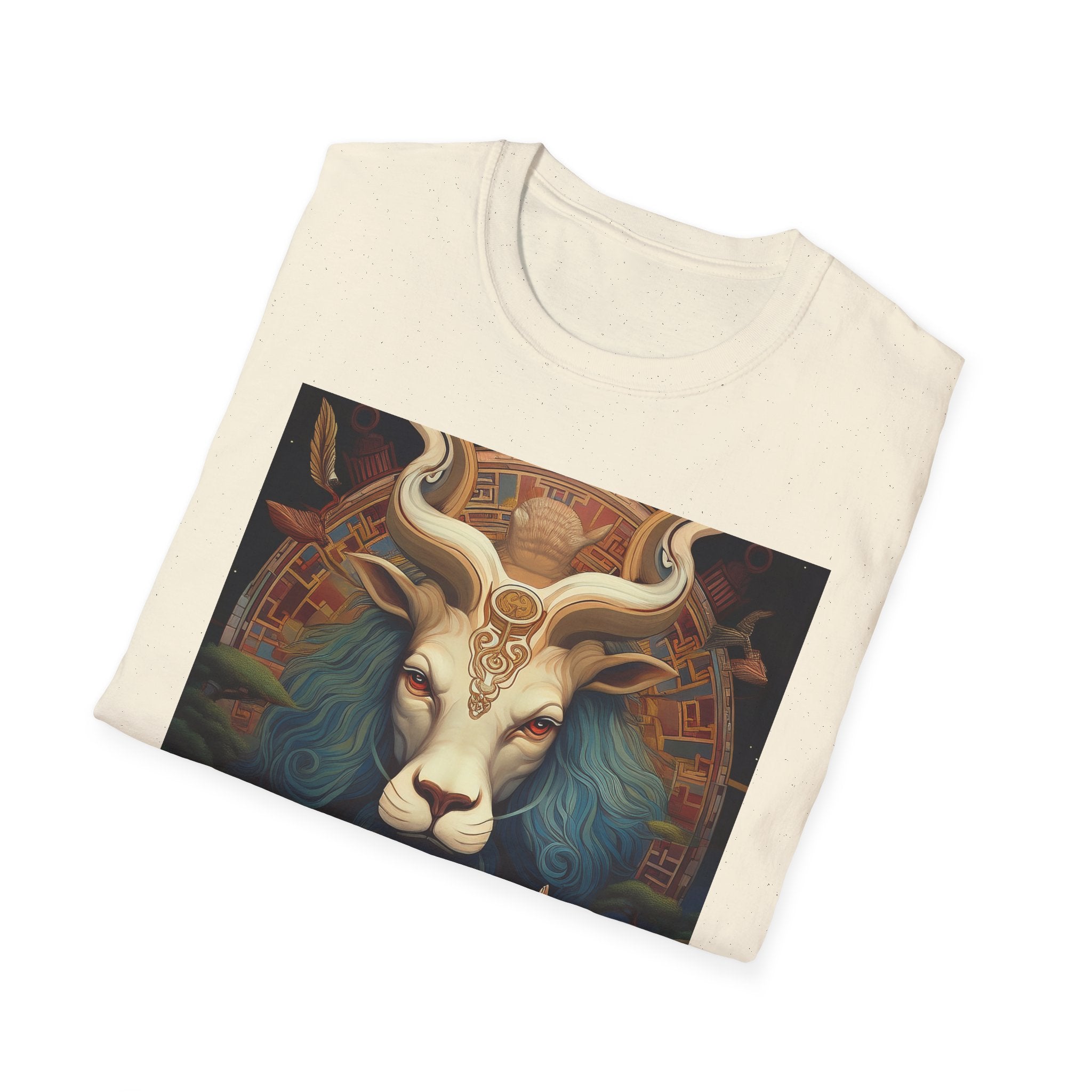 Mythic Beast T-Shirt — Vintage Lion, Ram & Fox Art Tee