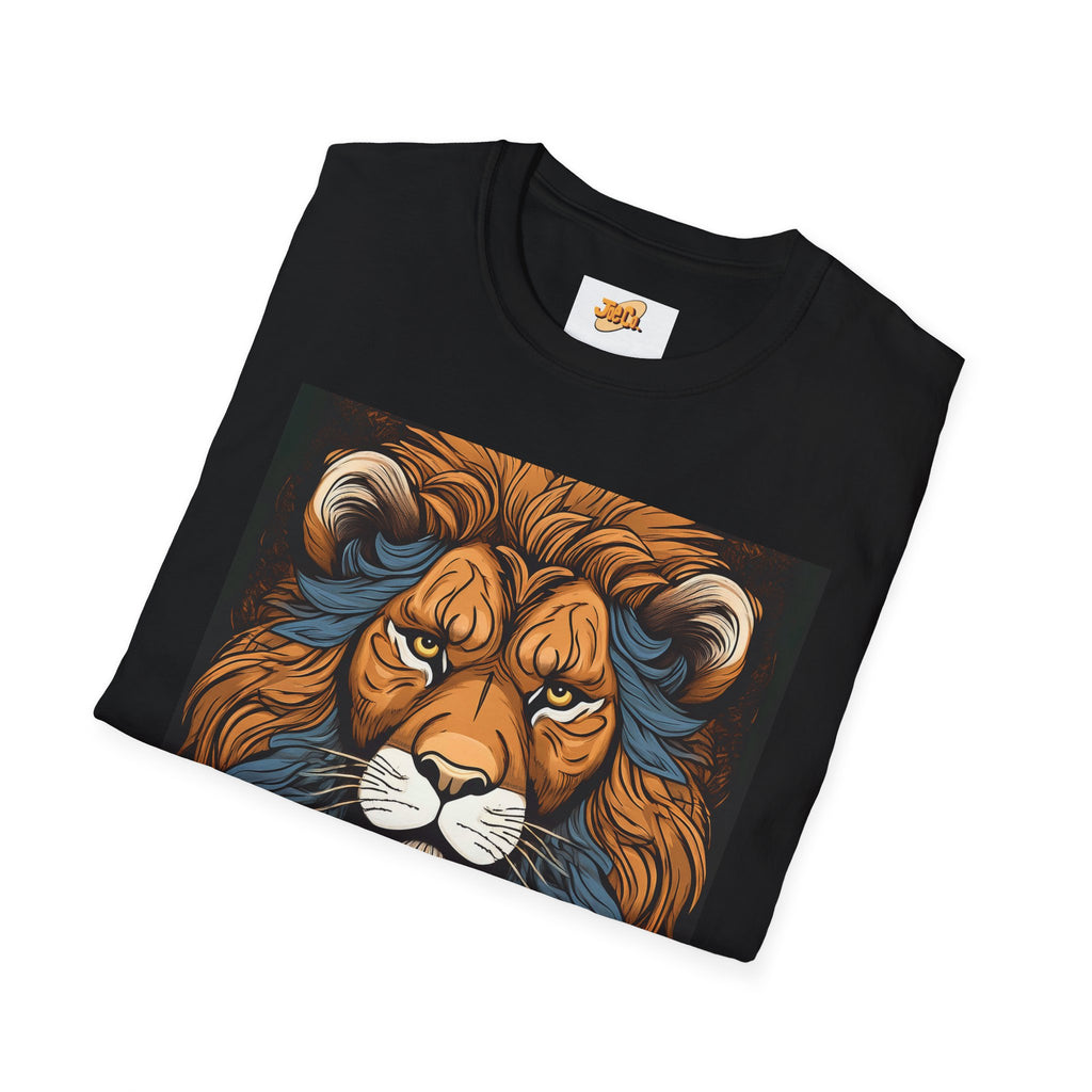 Majestic Lion Graphic T-Shirt — Bold Vintage Mane Artwork