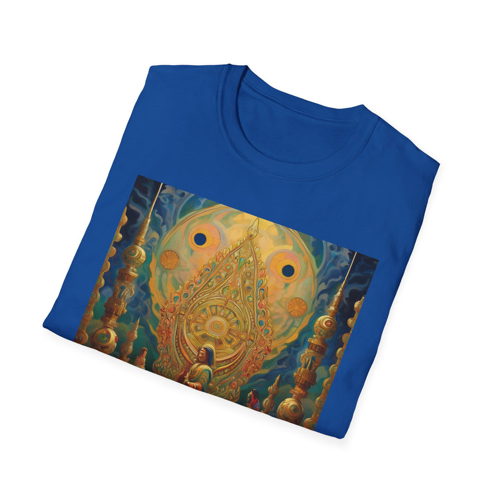 Buddha Sanctuary Art T-Shirt — Meditative Temple Graphic Tee