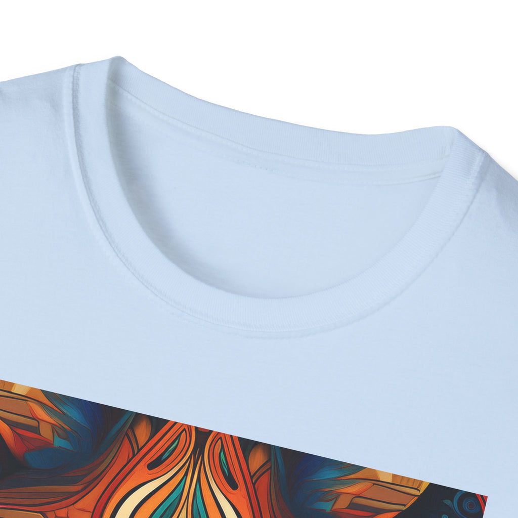 Lion Mandala T-Shirt — Colorful Psychedelic Lion Graphic Tee