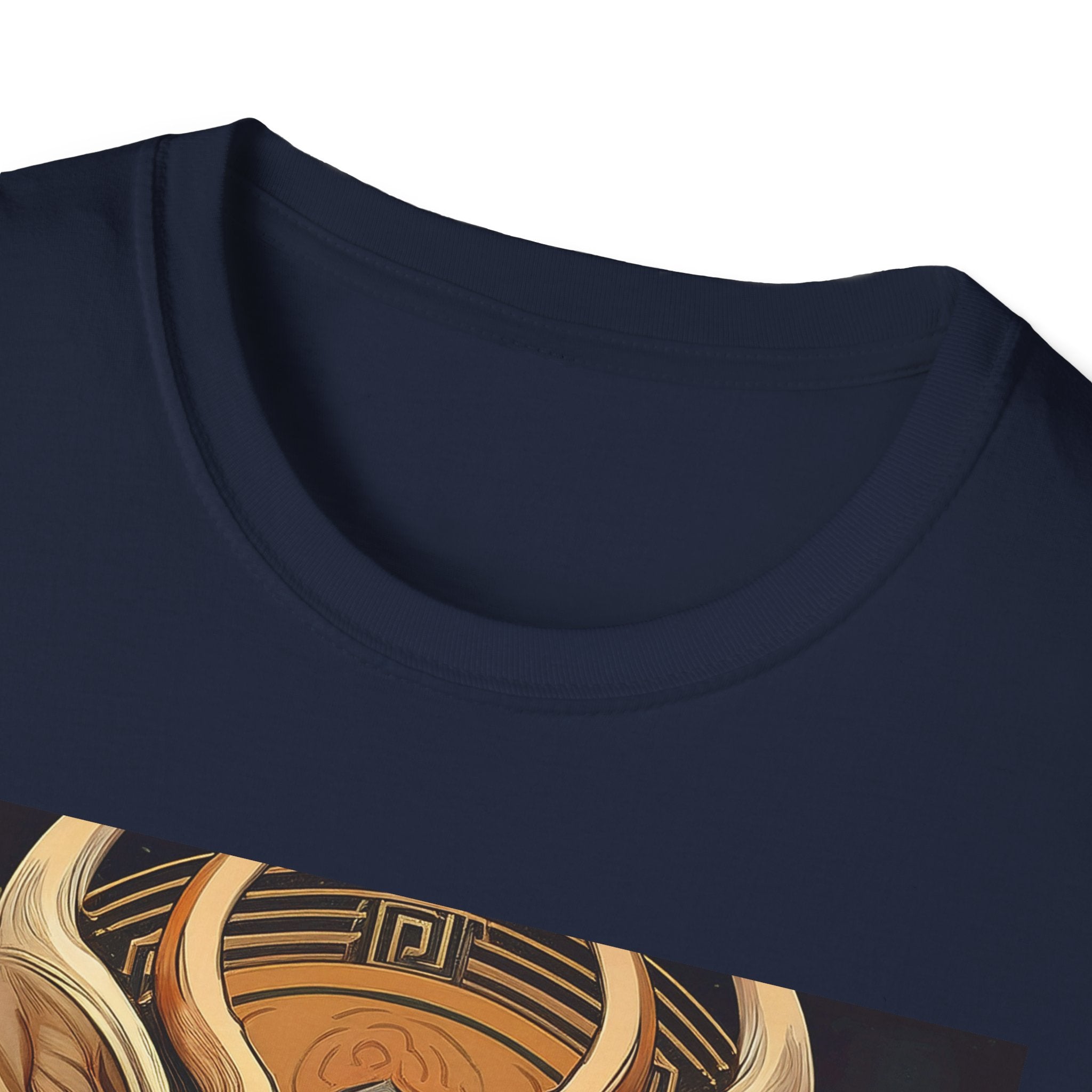 Mythic Ram Graphic T-Shirt — Ornate Zodiac/Leo-Inspired Art